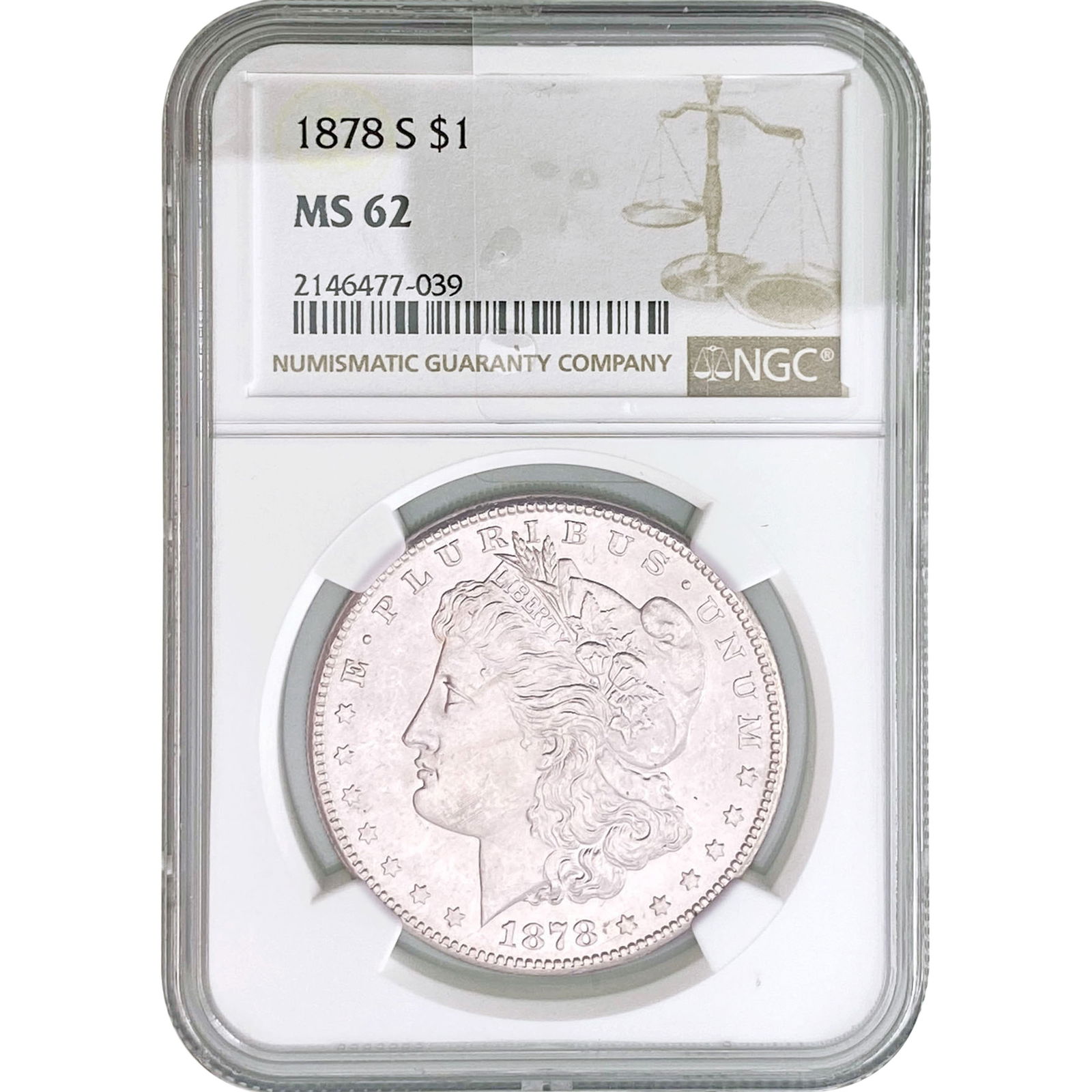 1878-S Morgan Silver Dollar NGC MS62 (1 of 2)