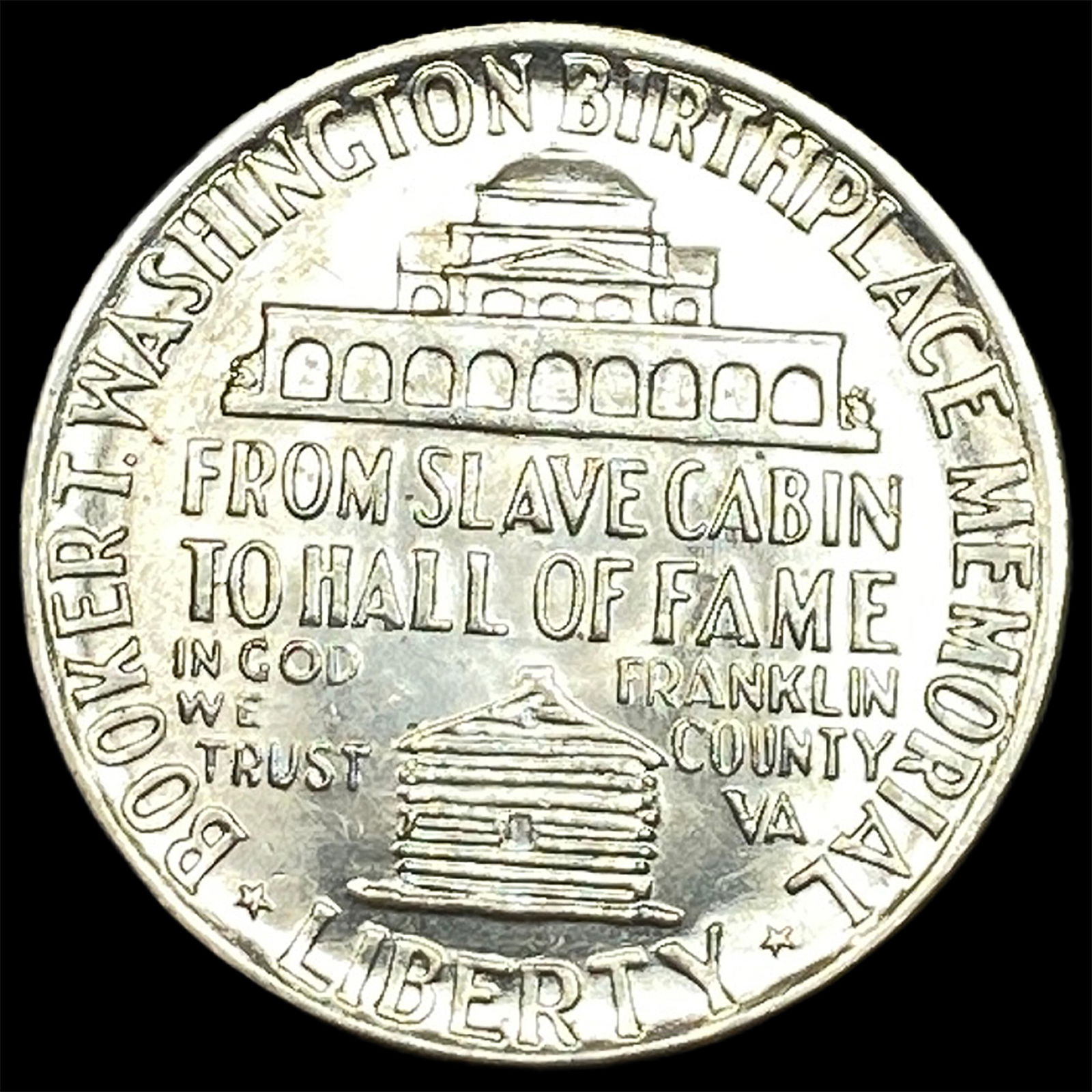 1946 Silver Booker T. Washington Half Dollar CHOICE BU - 2