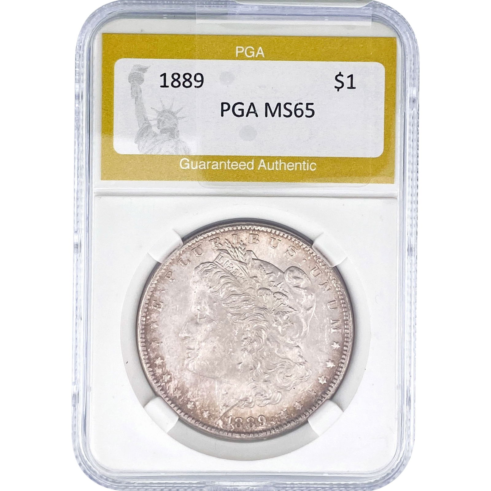 1889 Morgan Silver Dollar PGA MS65 (1 of 2)