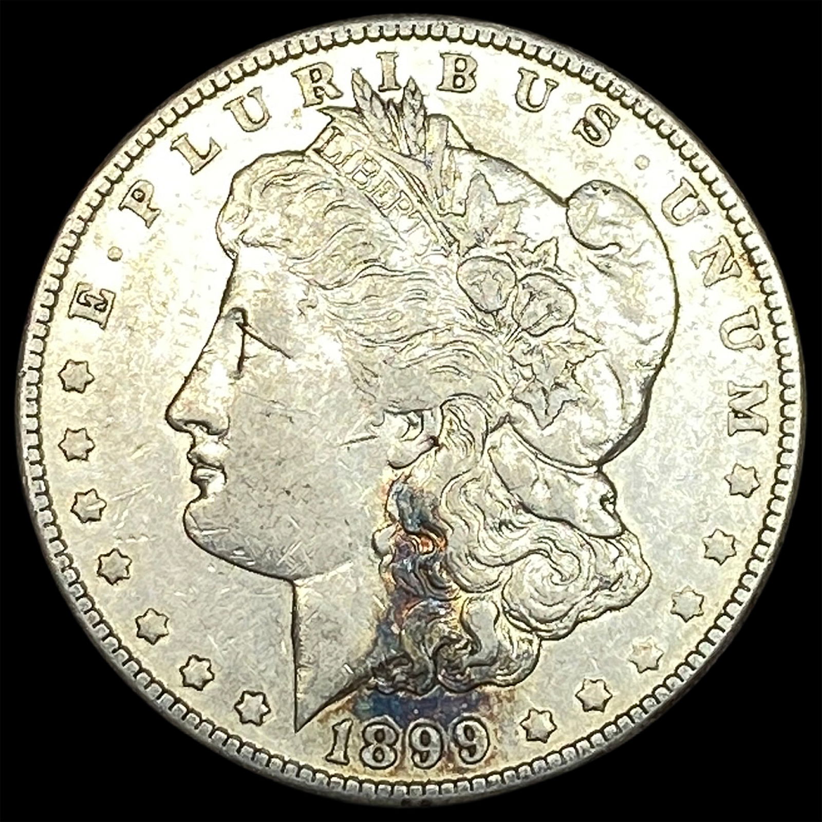 1899-O Silver Morgan Dollar NEARLY UNCIRCULATED (1 of 2)