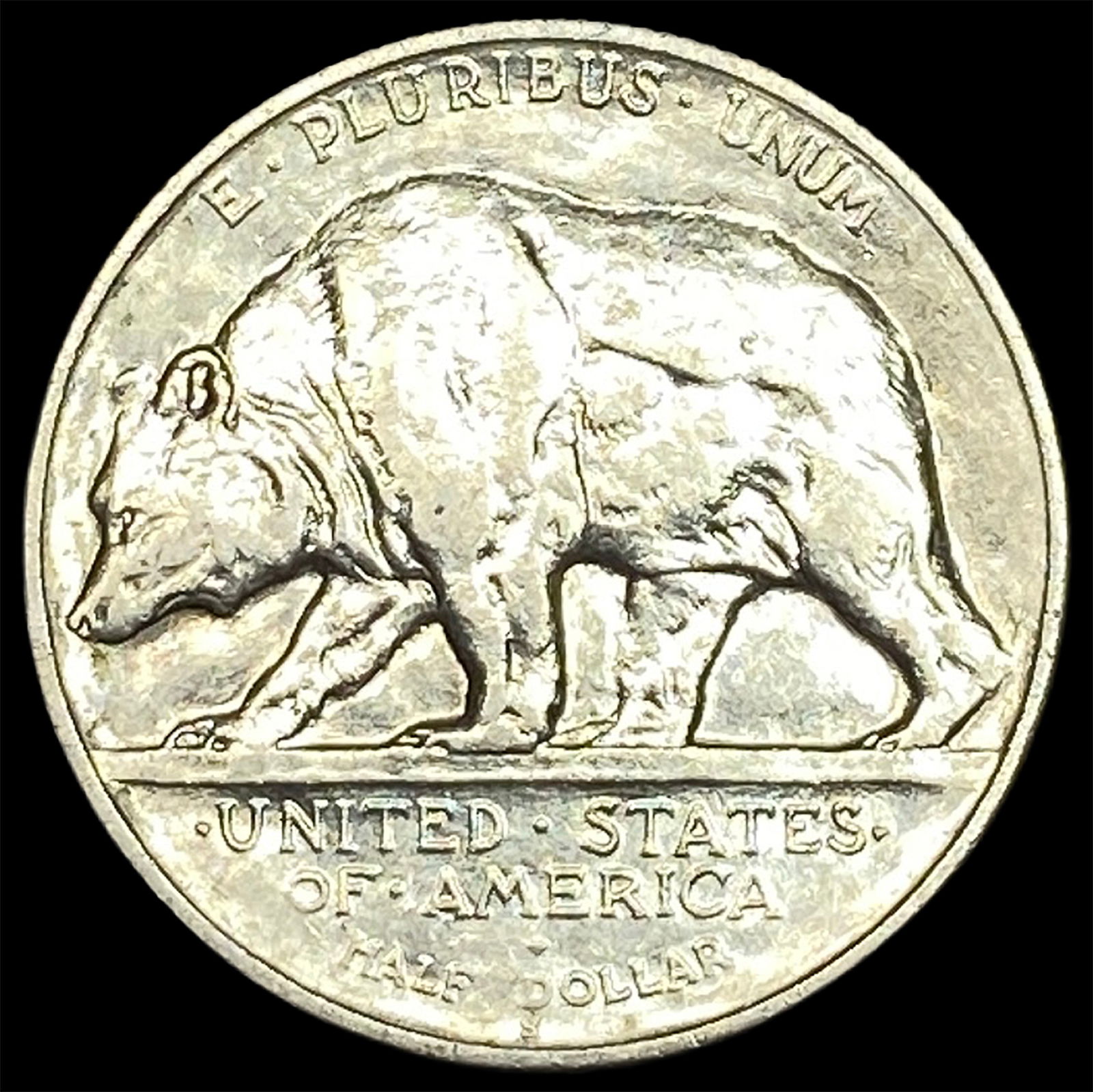 1925-S Silver California Jubilee Half Dollar CLOSELY UNCIRCULATED - 2