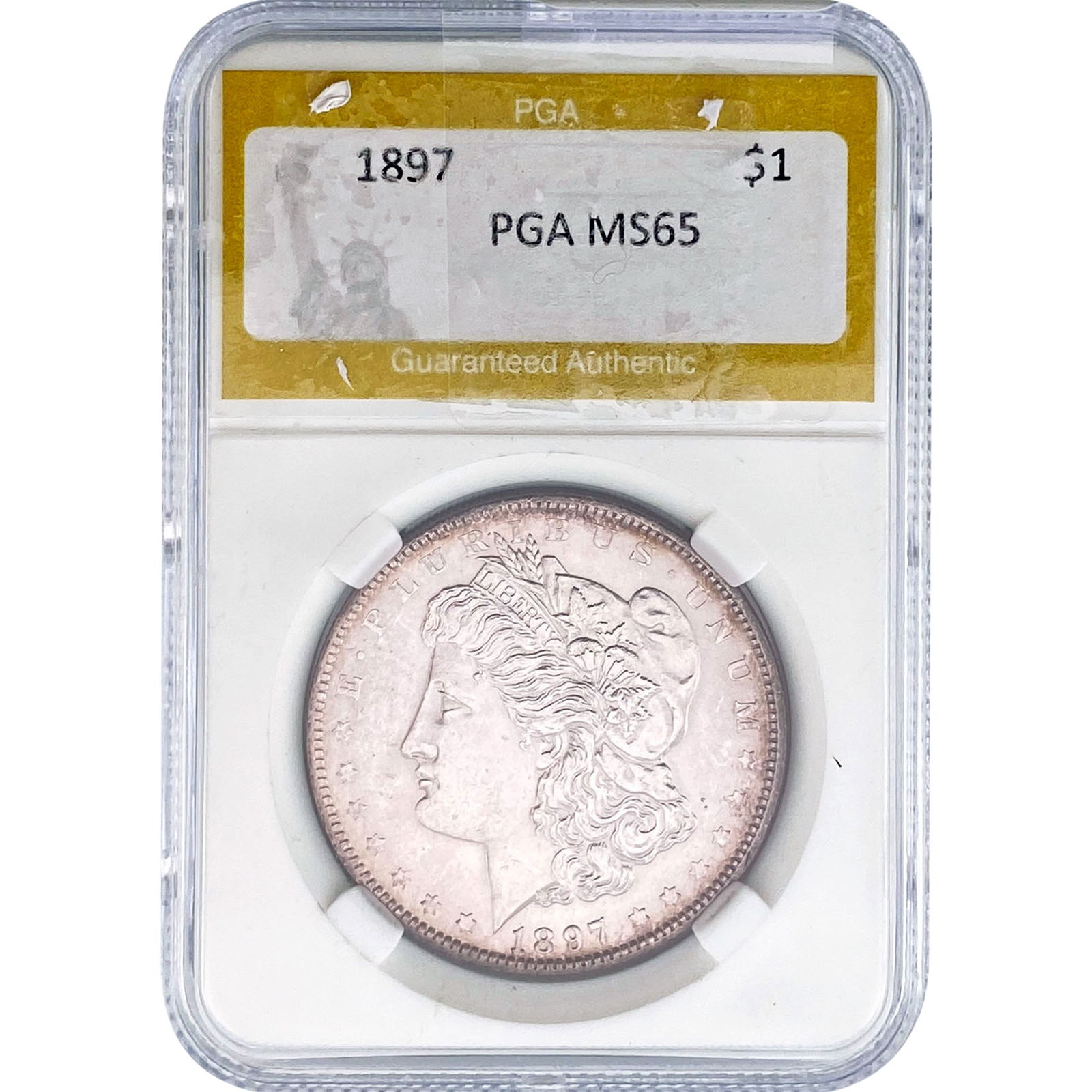 1897 Morgan Silver Dollar PGA MS65 (1 of 2)