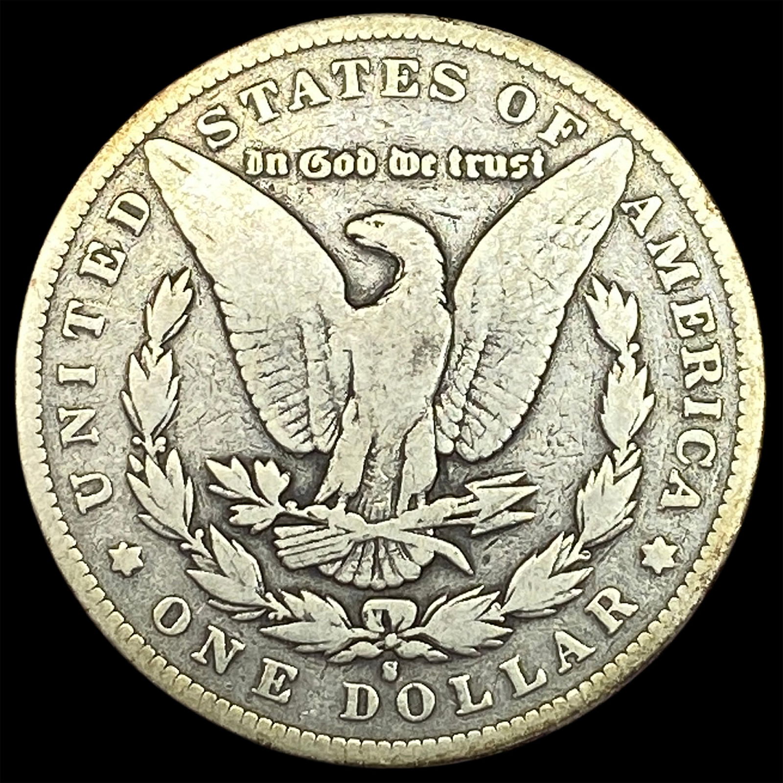 1892-S Silver Morgan Dollar NICELY CIRCULATED - 2