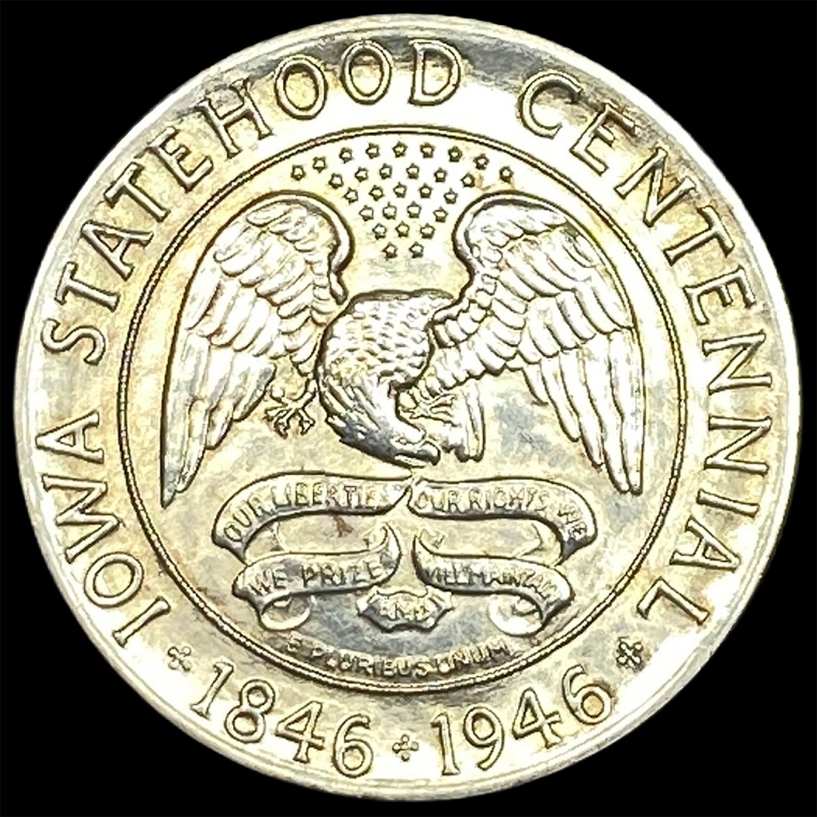 1946 Silver Iowa Centennial Half Dollar UNCIRCULATED - 2