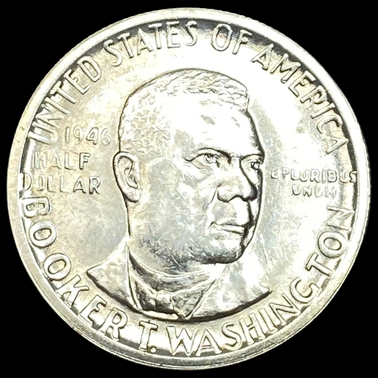 1946 Silver Half Dollar Booker T. Washington CHOICE BU: 1946 Silver Half Dollar Booker T. Washington CHOICE BU