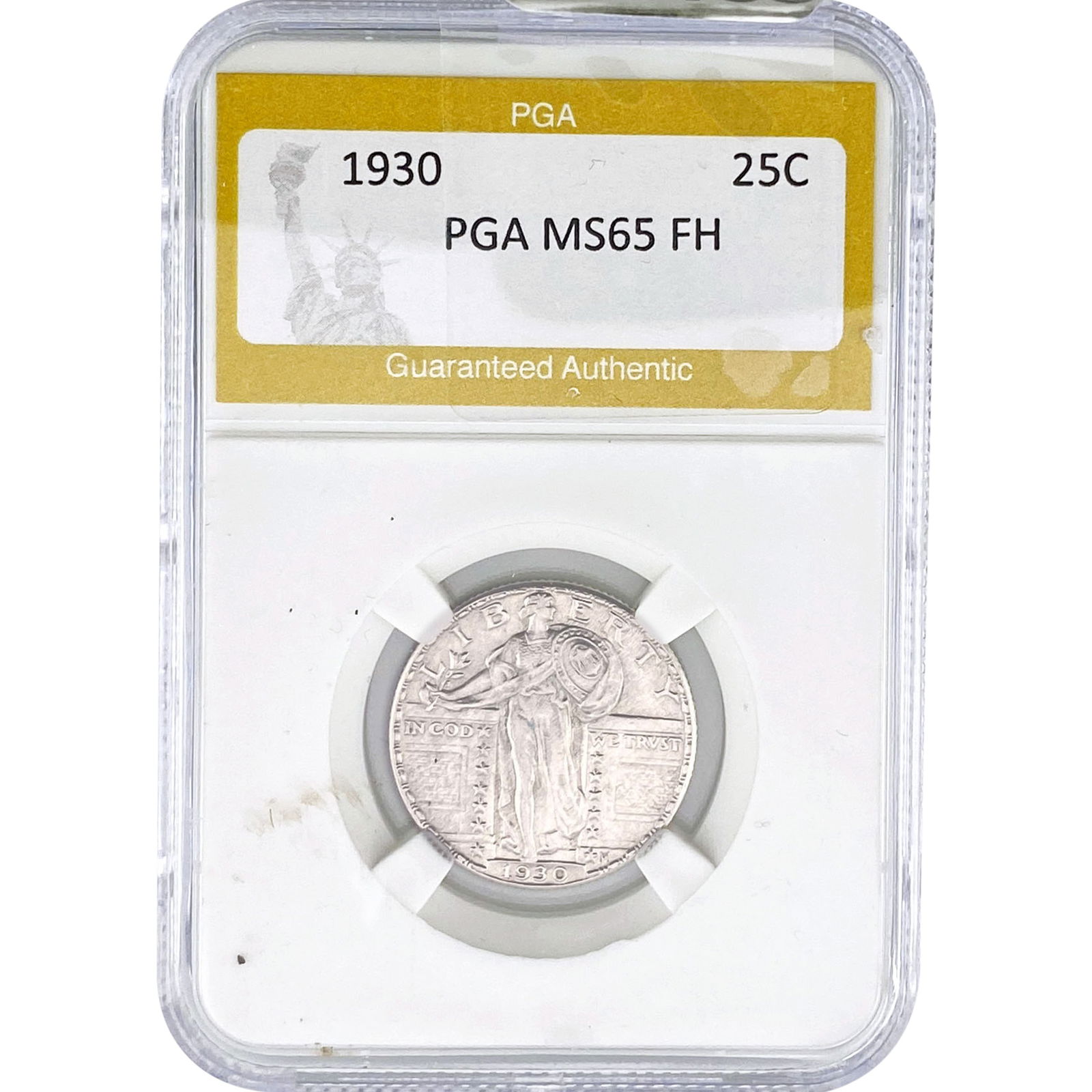 1930 Standing Liberty Quarter PGA MS65 FH: 1930 Standing Liberty Quarter PGA MS65 FH