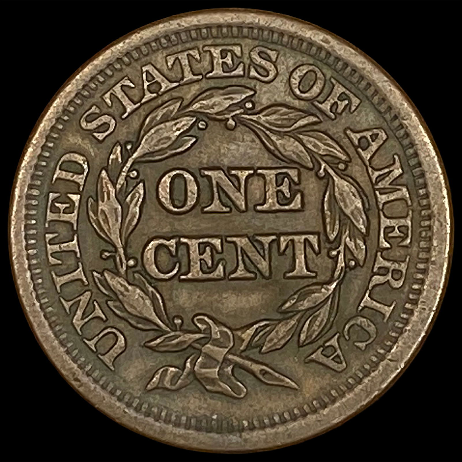 1851 Braided Hair Large Cent CLOSELY UNCIRCULATED - 2