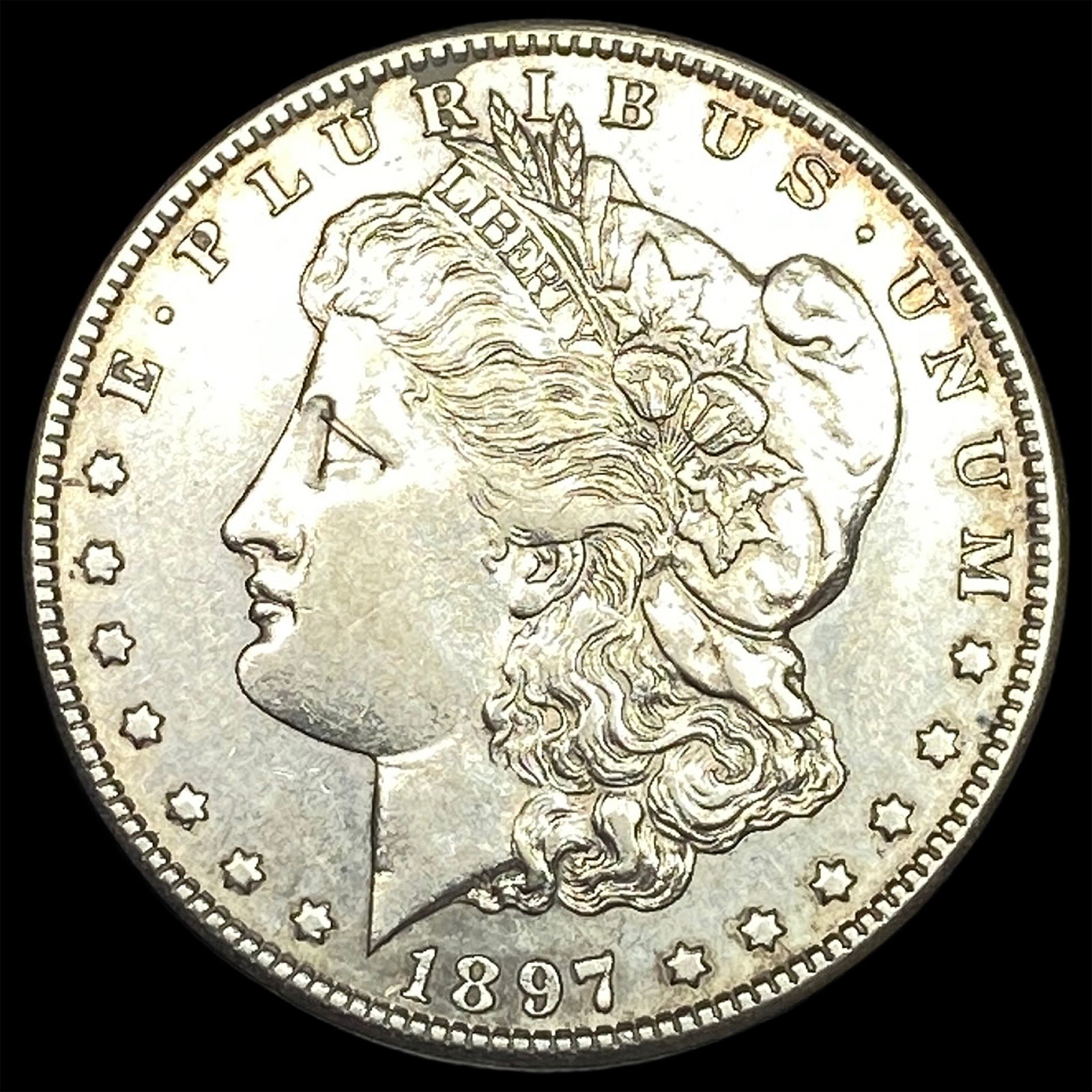 1897-S Silver Morgan Dollar CLOSELY UNCIRCULATED (1 of 2)