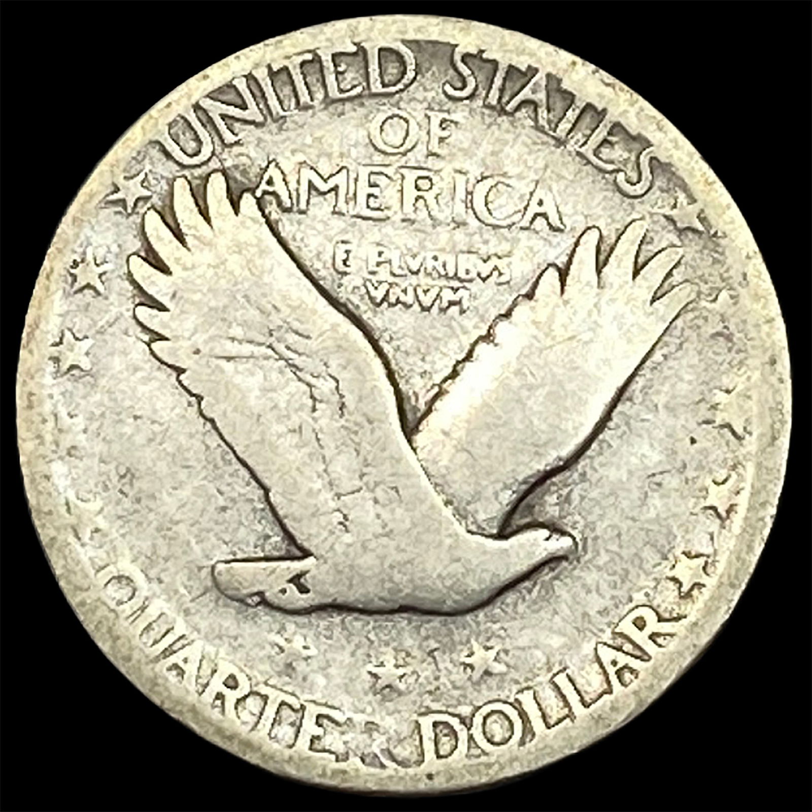 1927-S Silver Standing Liberty Quarter NICELY CIRCULATED - 2