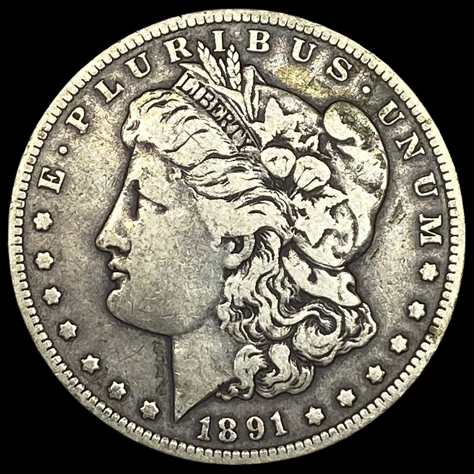 1891-O Silver Morgan Dollar LIGHTLY CIRCULATED: 1891-O Silver Morgan Dollar LIGHTLY CIRCULATED