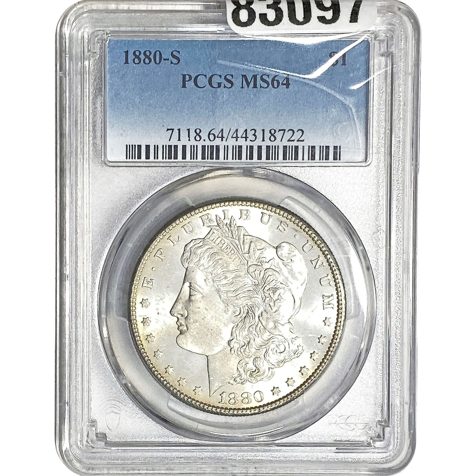 1880-S Morgan Silver Dollar PCGS MS64 (1 of 2)