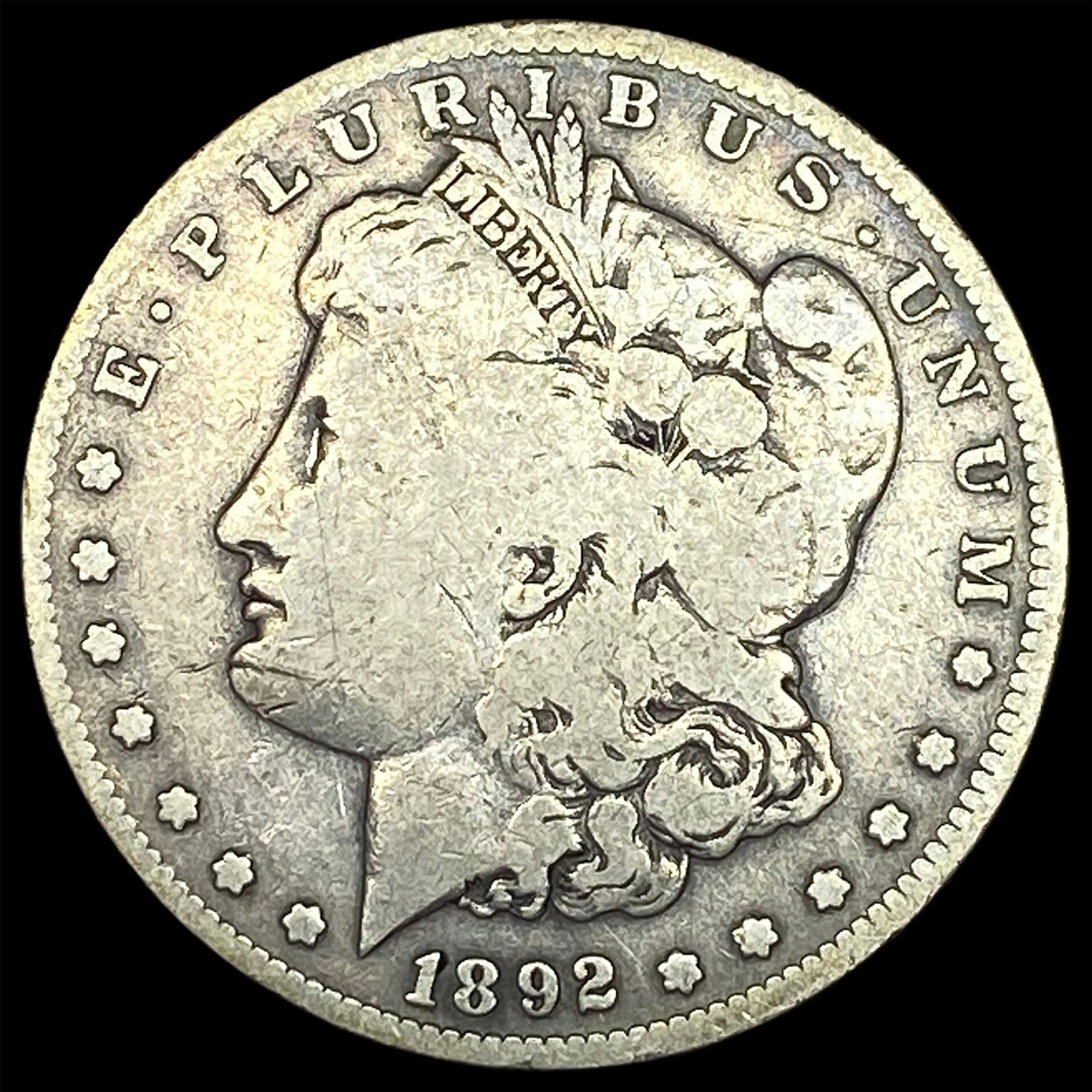 1892-S Silver Morgan Dollar NICELY CIRCULATED: 1892-S Silver Morgan Dollar NICELY CIRCULATED