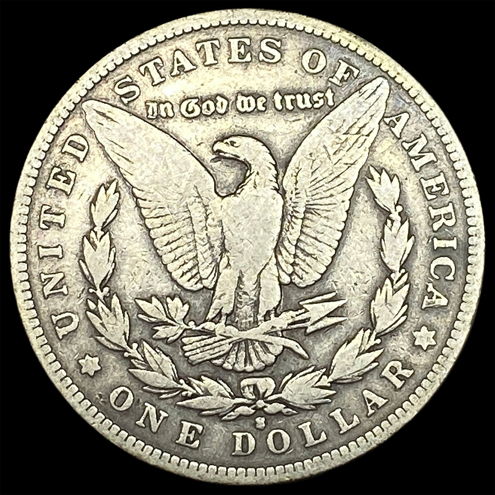 1892-S Silver Morgan Dollar NICELY CIRCULATED - 2