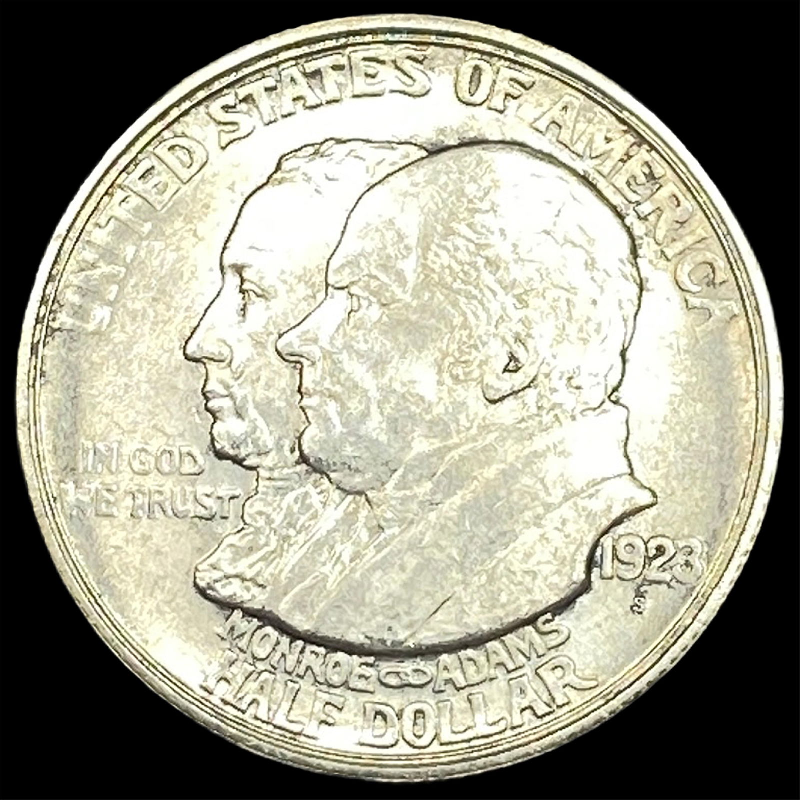 1923 Silver Monroe Doctrine Centennial Half Dollar CHOICE BU (1 of 2)