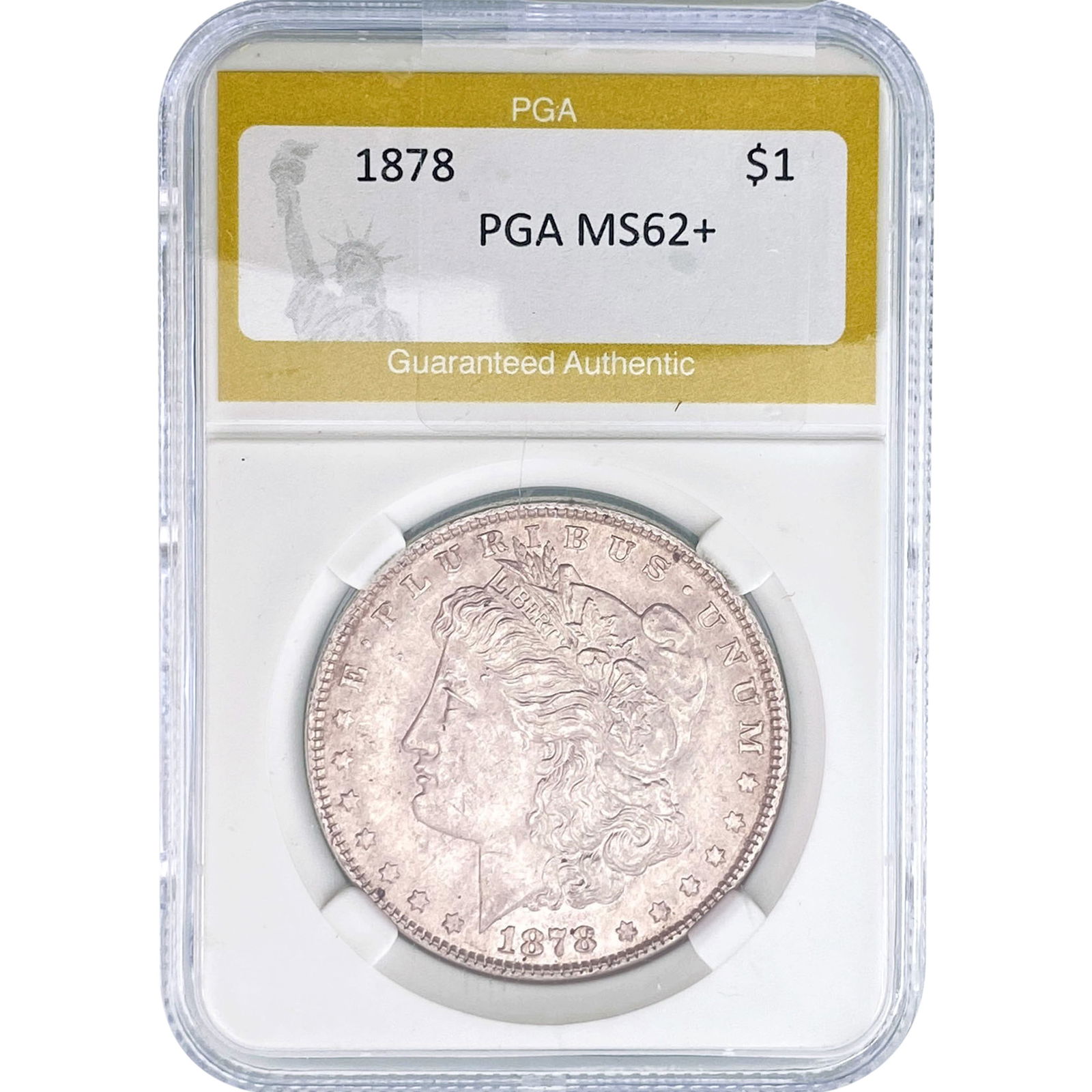 1878 Morgan Silver Dollar PGA MS62+ (1 of 2)
