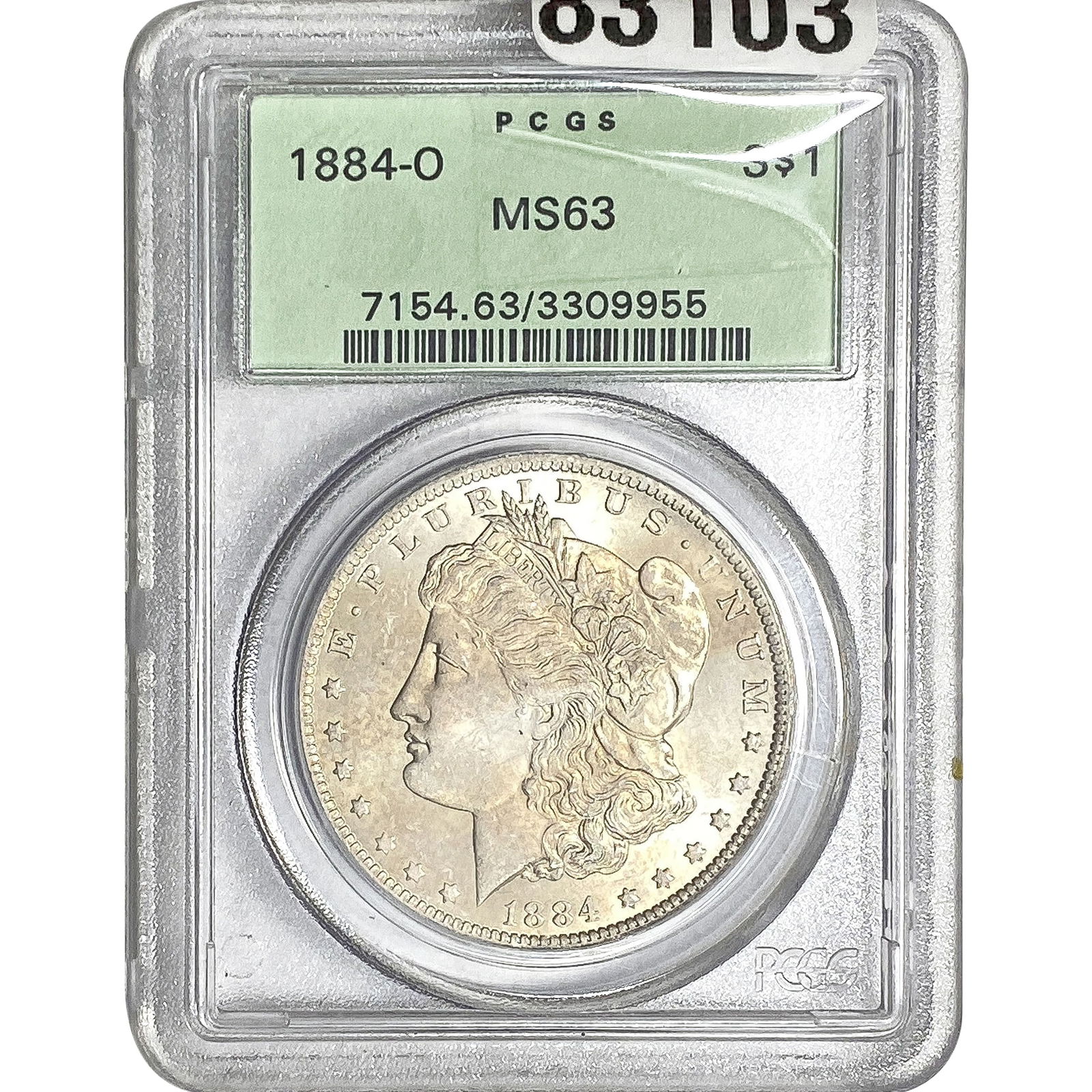 1884-O Morgan Silver Dollar PCGS MS63 (1 of 2)