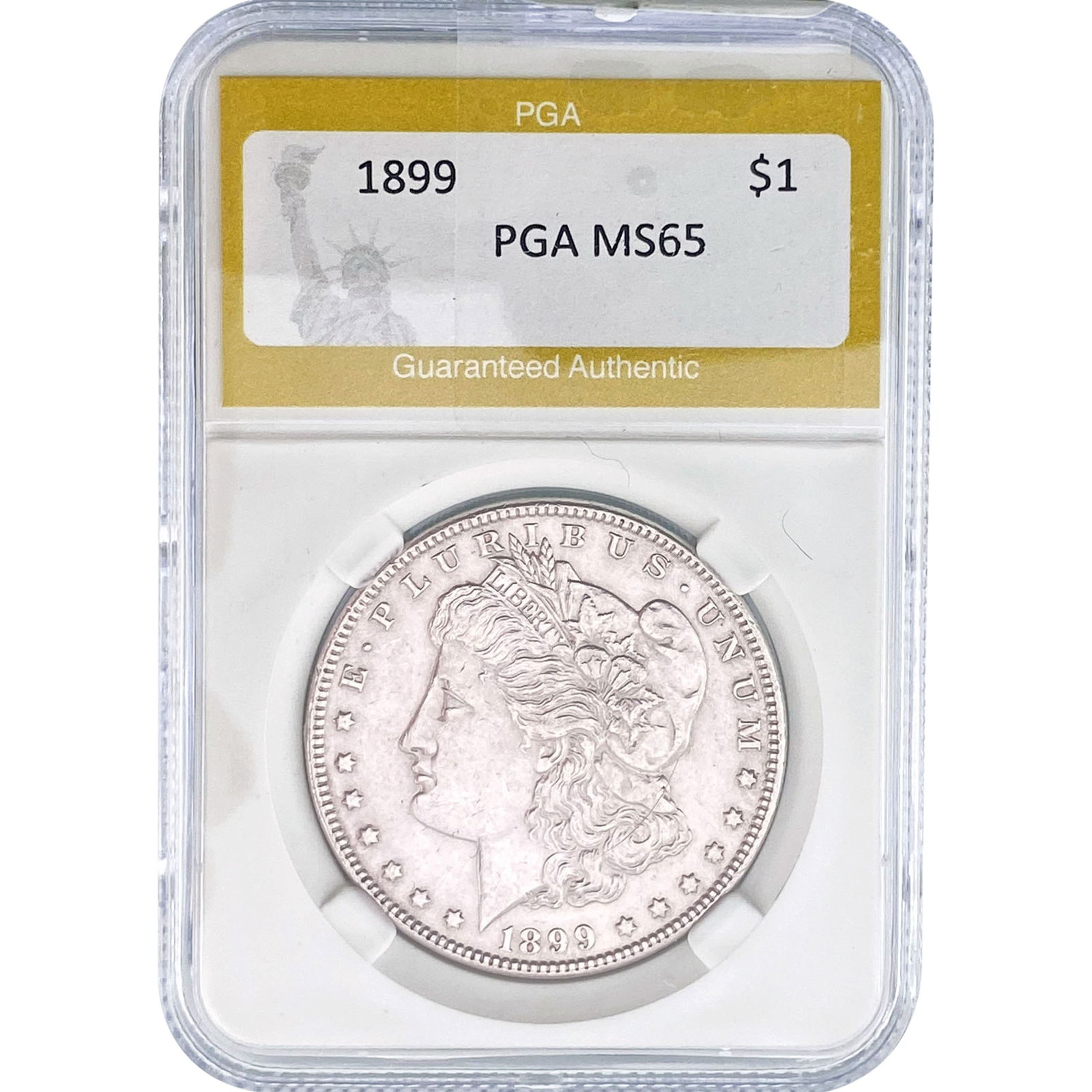 1899 Morgan Silver Dollar PGA MS65: 1899 Morgan Silver Dollar PGA MS65