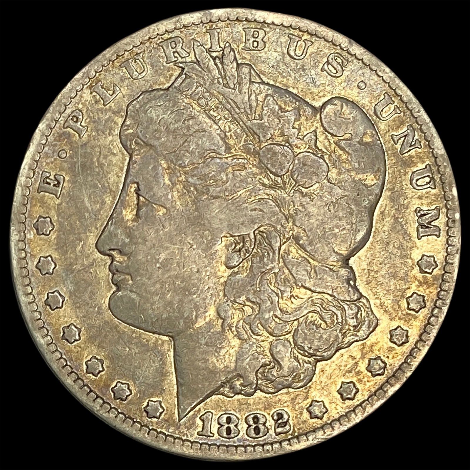 1882-CC Silver Morgan Dollar LIGHTLY CIRCULATED: 1882-CC Silver Morgan Dollar LIGHTLY CIRCULATED