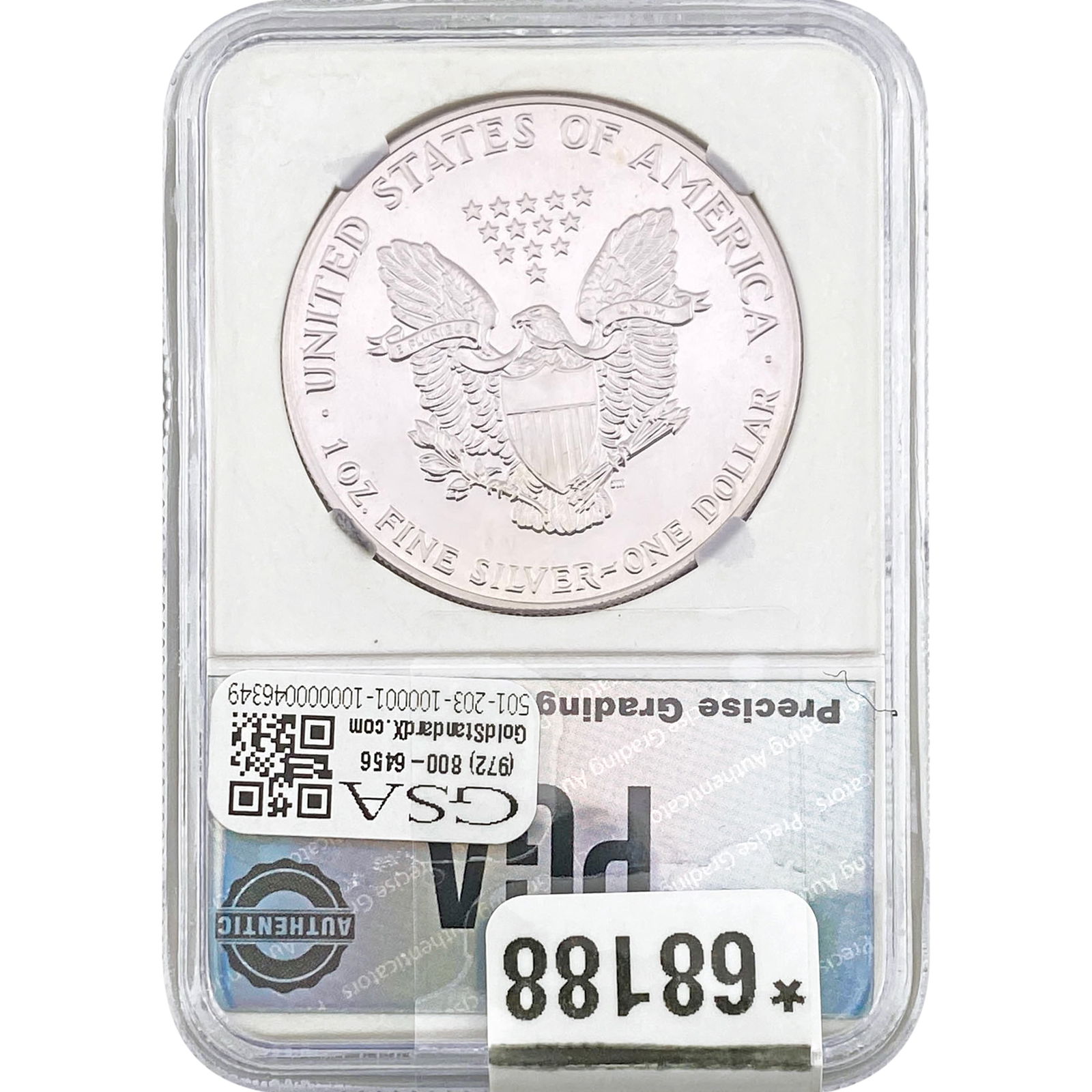 1986 Silver Eagle PGA MS69 - 2