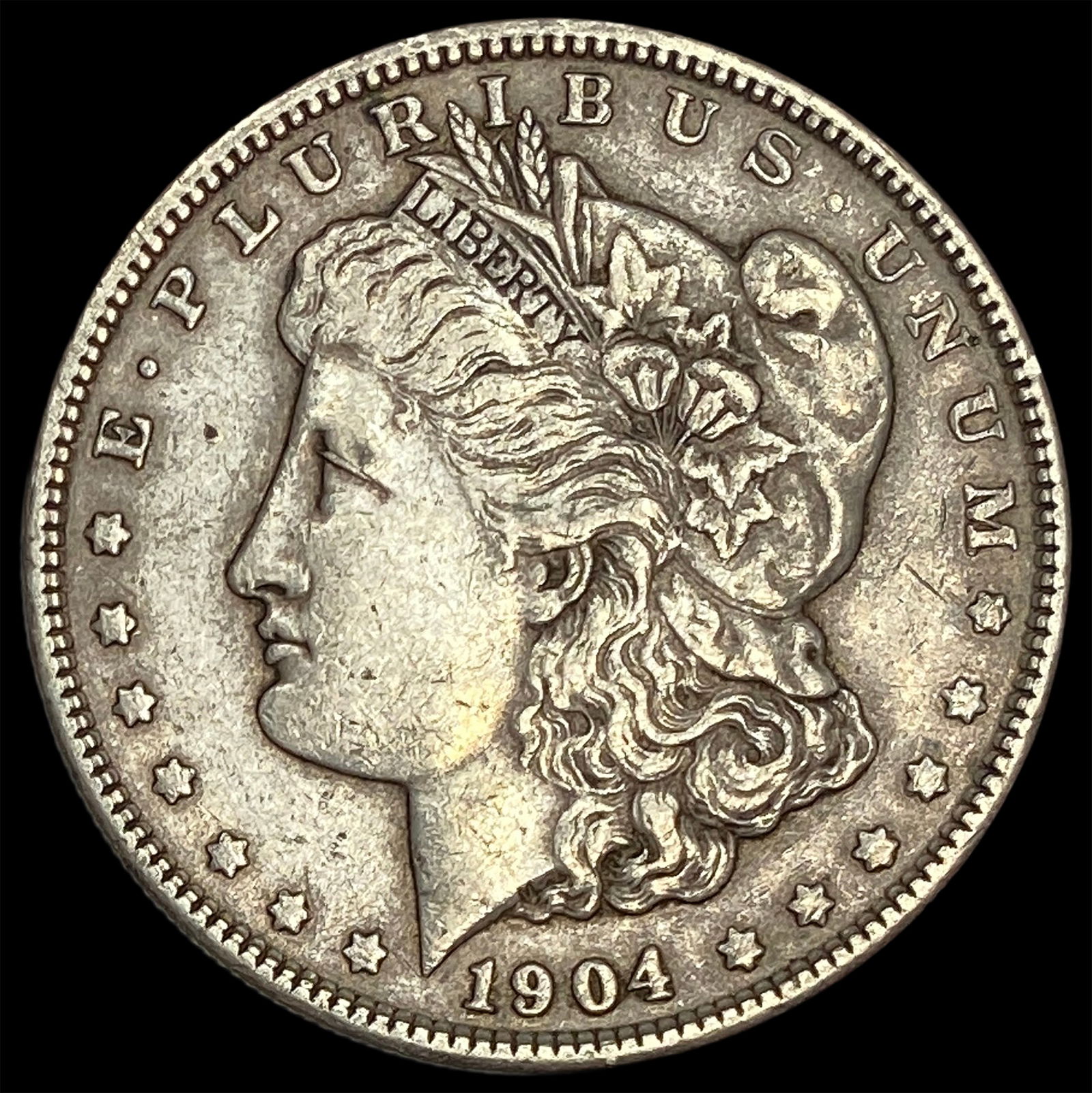 1904 Silver Morgan Dollar NEARLY UNCIRCULATED (1 of 2)