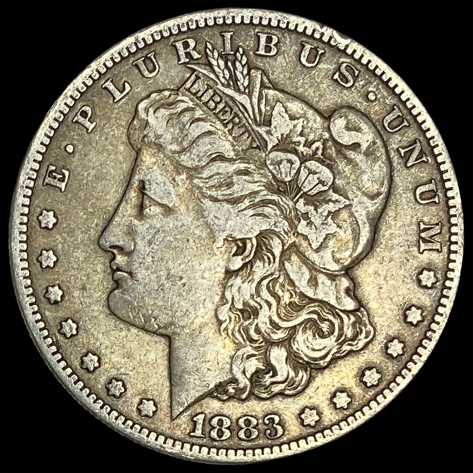1883-S Silver Morgan Dollar ABOUT UNCIRCULATED (1 of 2)
