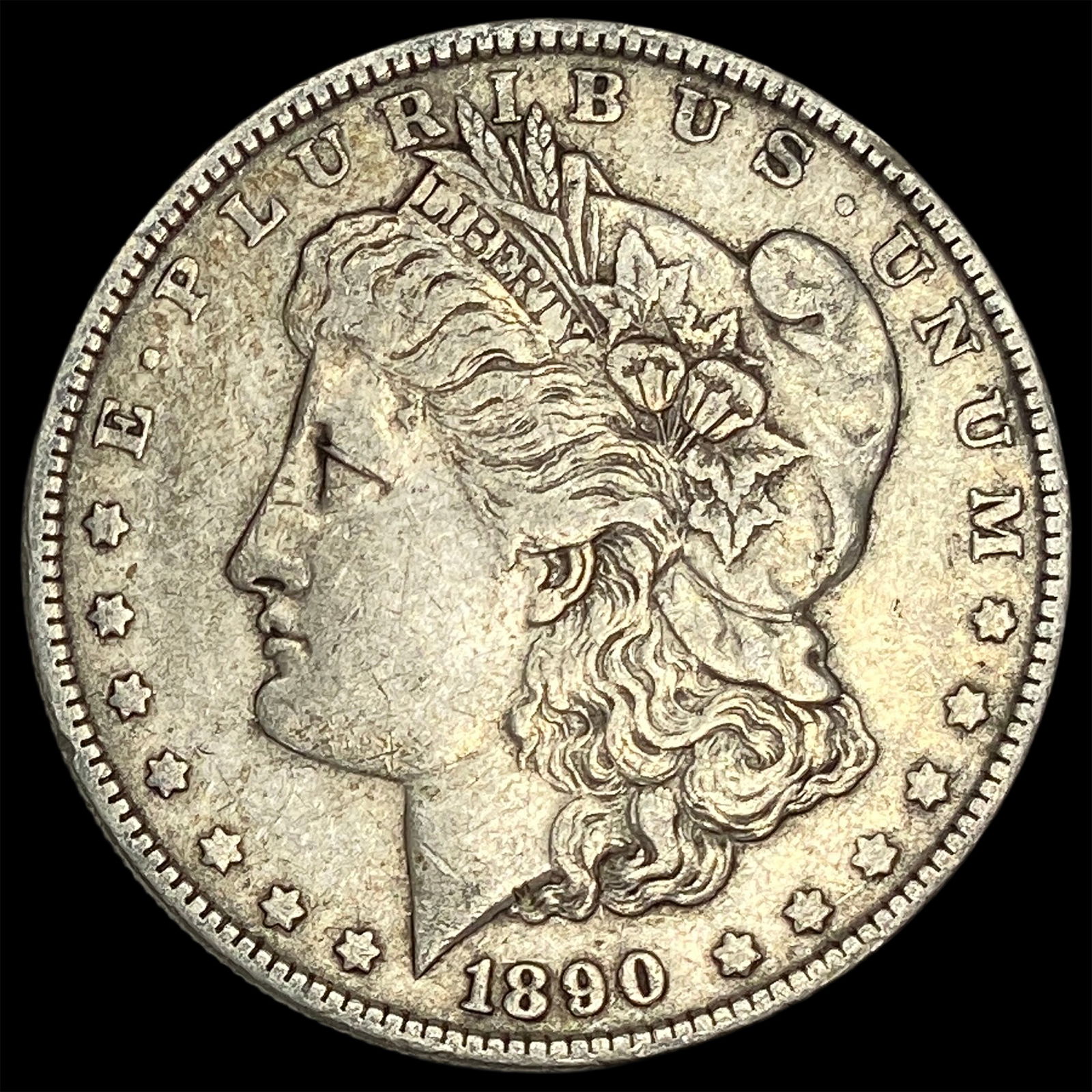 1890-O Silver Morgan Dollar ABOUT UNCIRCULATED: 1890-O Silver Morgan Dollar ABOUT UNCIRCULATED