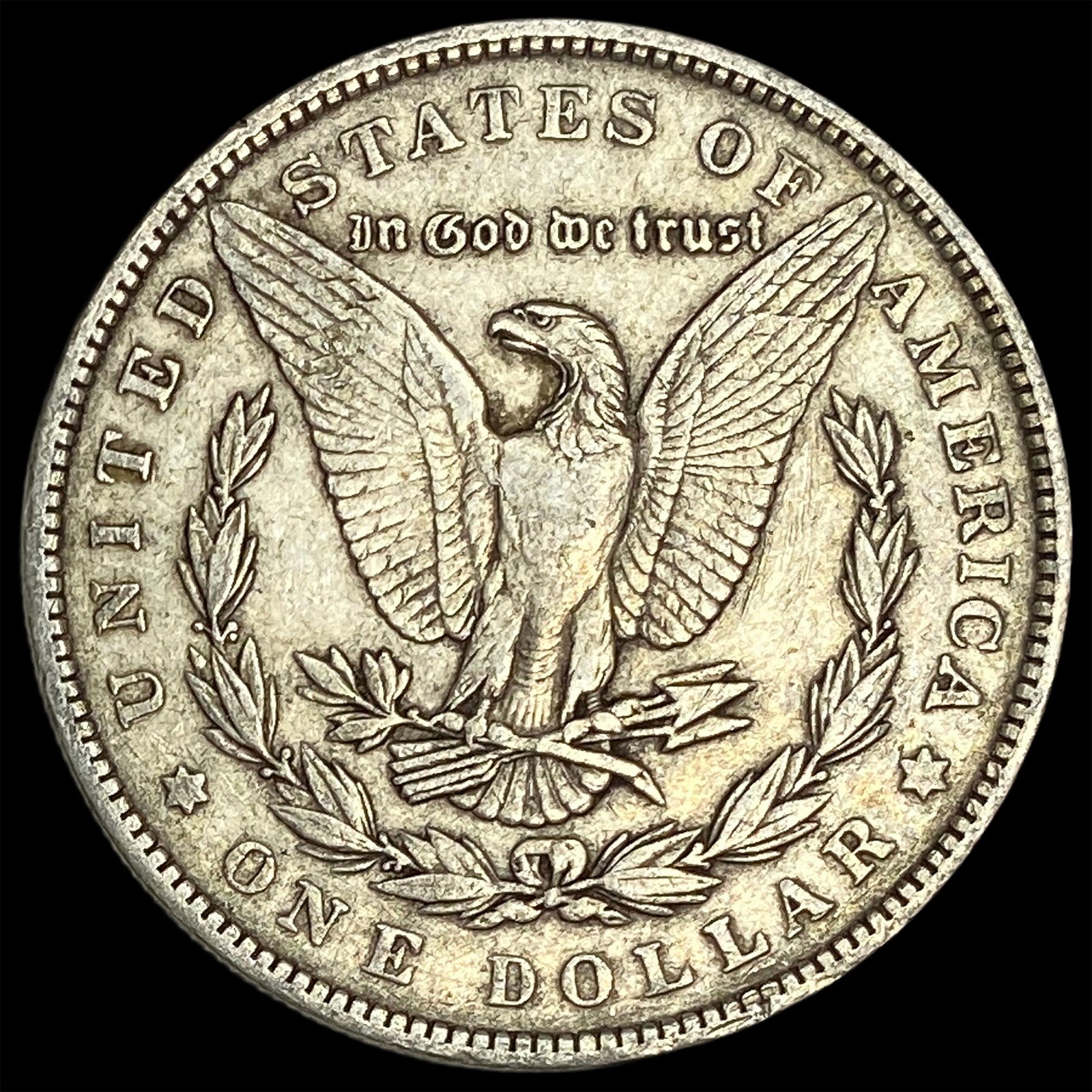 1890-O Silver Morgan Dollar ABOUT UNCIRCULATED - 2