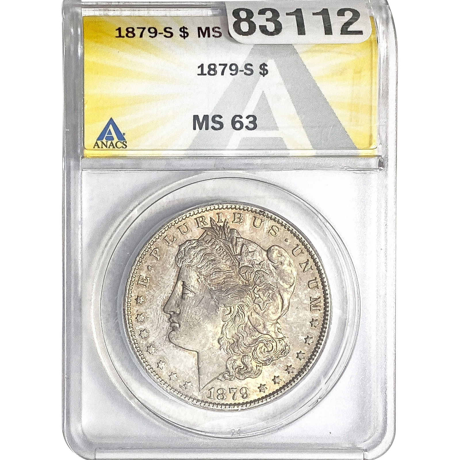 1879-S Morgan Silver Dollar ANACS MS63 (1 of 2)
