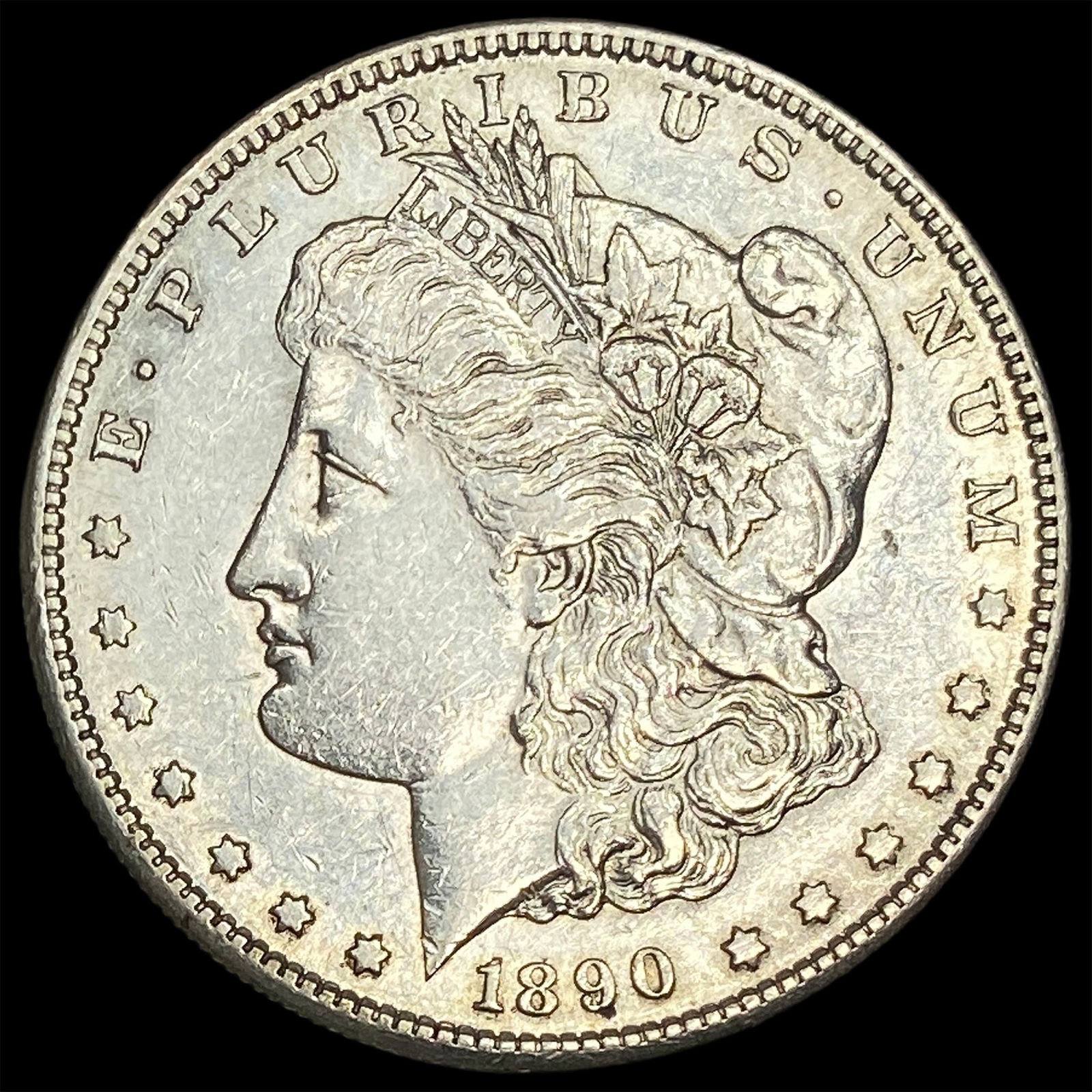 1890-S Silver Morgan Dollar CLOSELY UNCIRCULATED: 1890-S Silver Morgan Dollar CLOSELY UNCIRCULATED