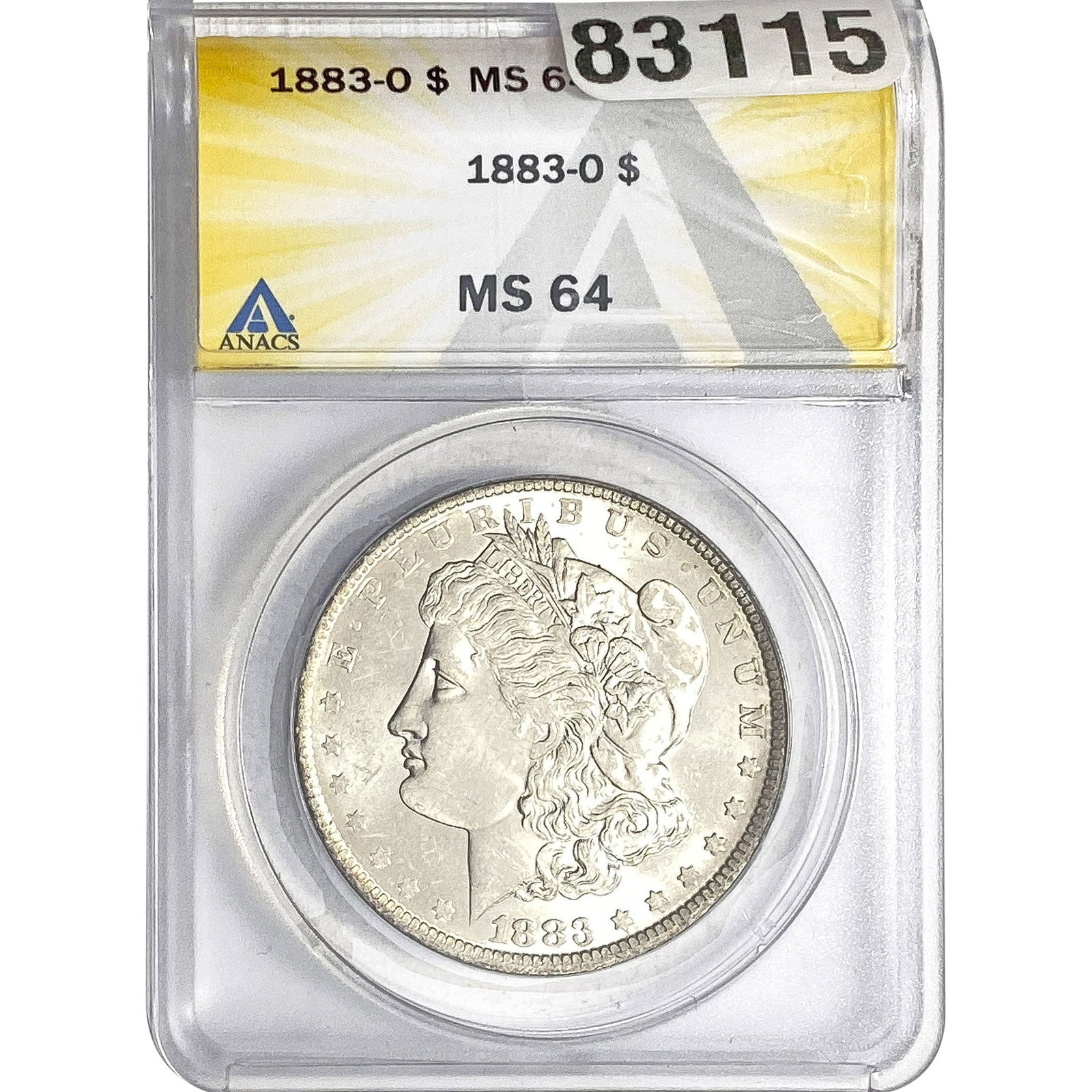 1883-O Morgan Silver Dollar ANACS MS64 (1 of 2)