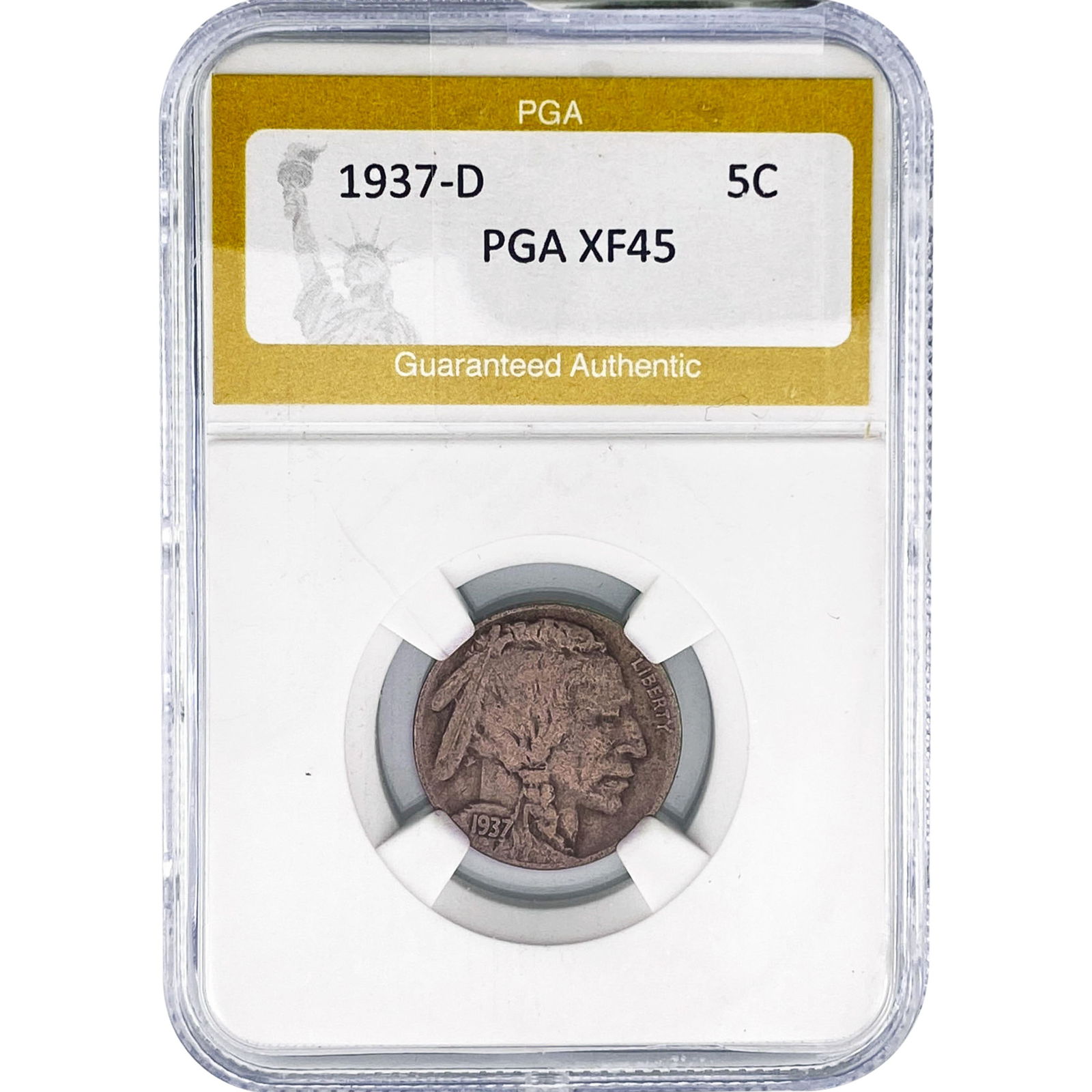 1937-D Buffalo Nickel PGA XF45 (1 of 2)