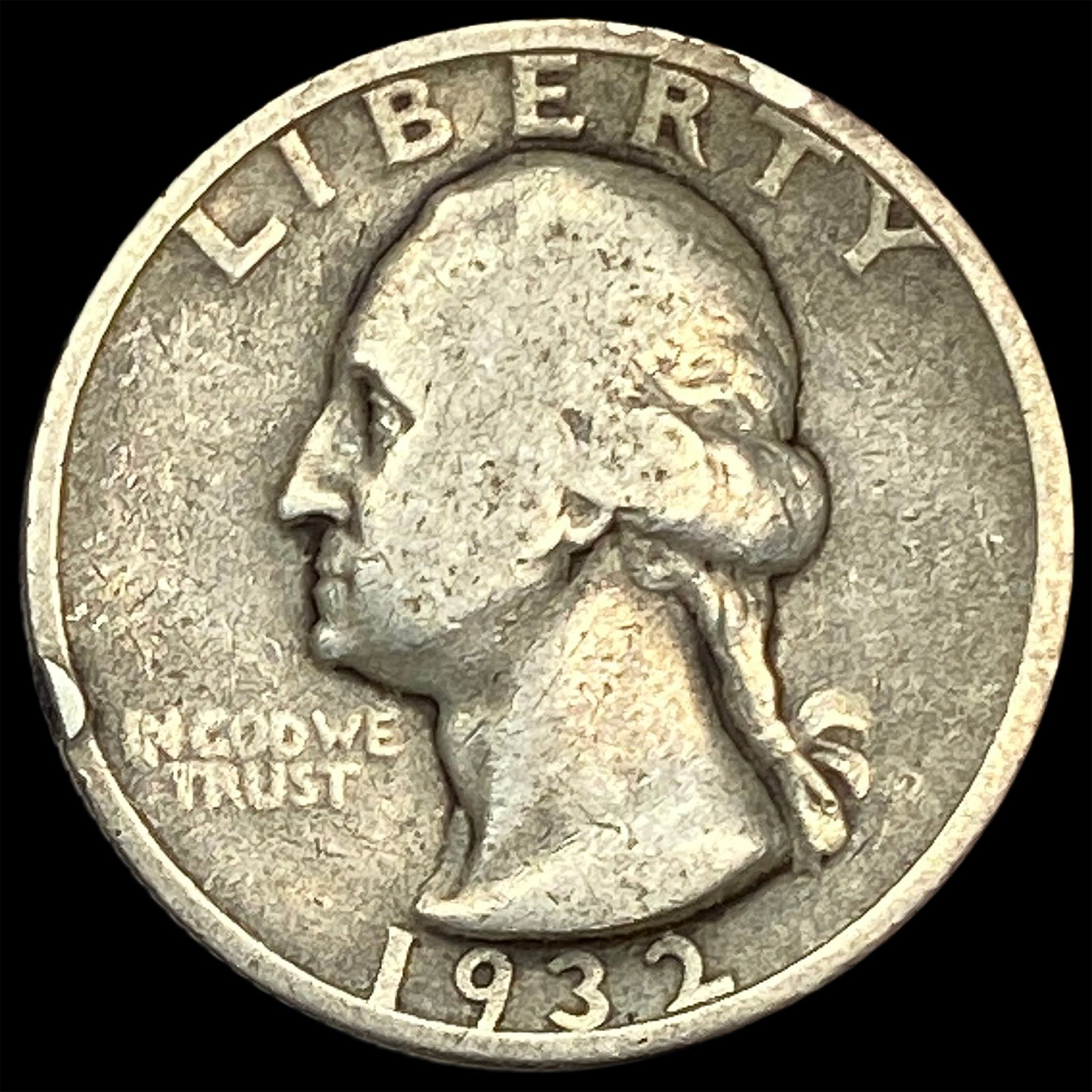 1932-S Silver Washington Quarter LIGHTLY CIRCULATED (1 of 2)