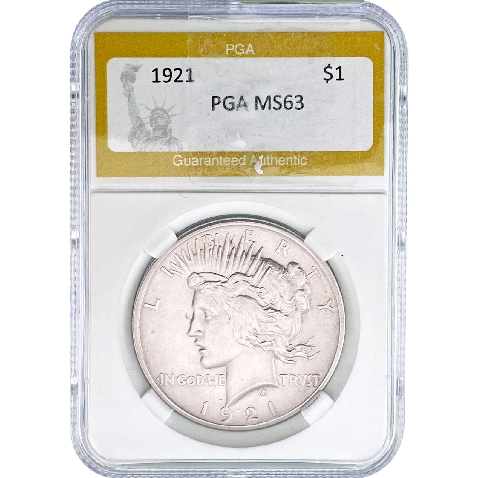 1921 Morgan Silver Dollar PGA MS63 (1 of 2)