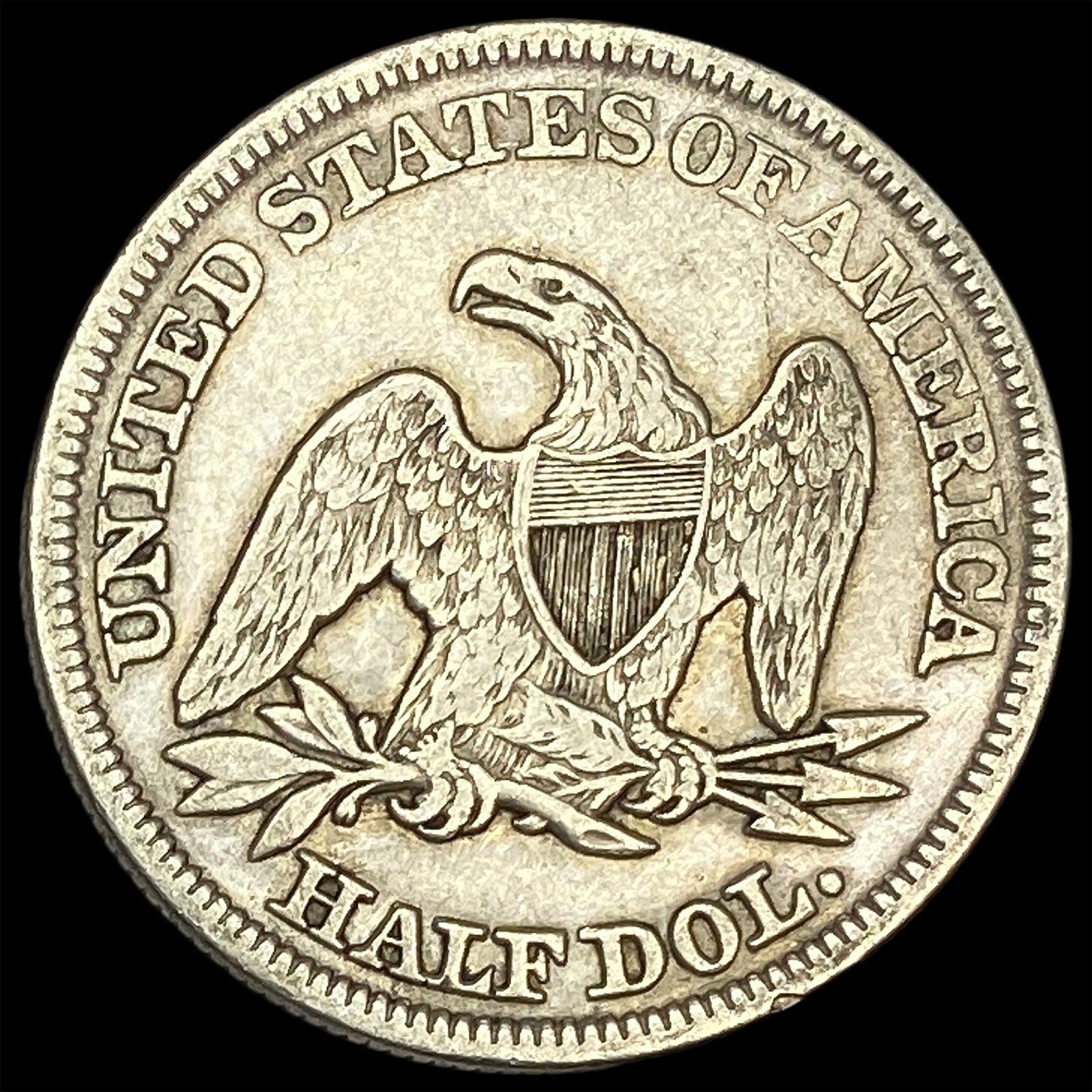 1856 Seated Liberty Half Dollar NEARLY UNCIRCULATED - 2