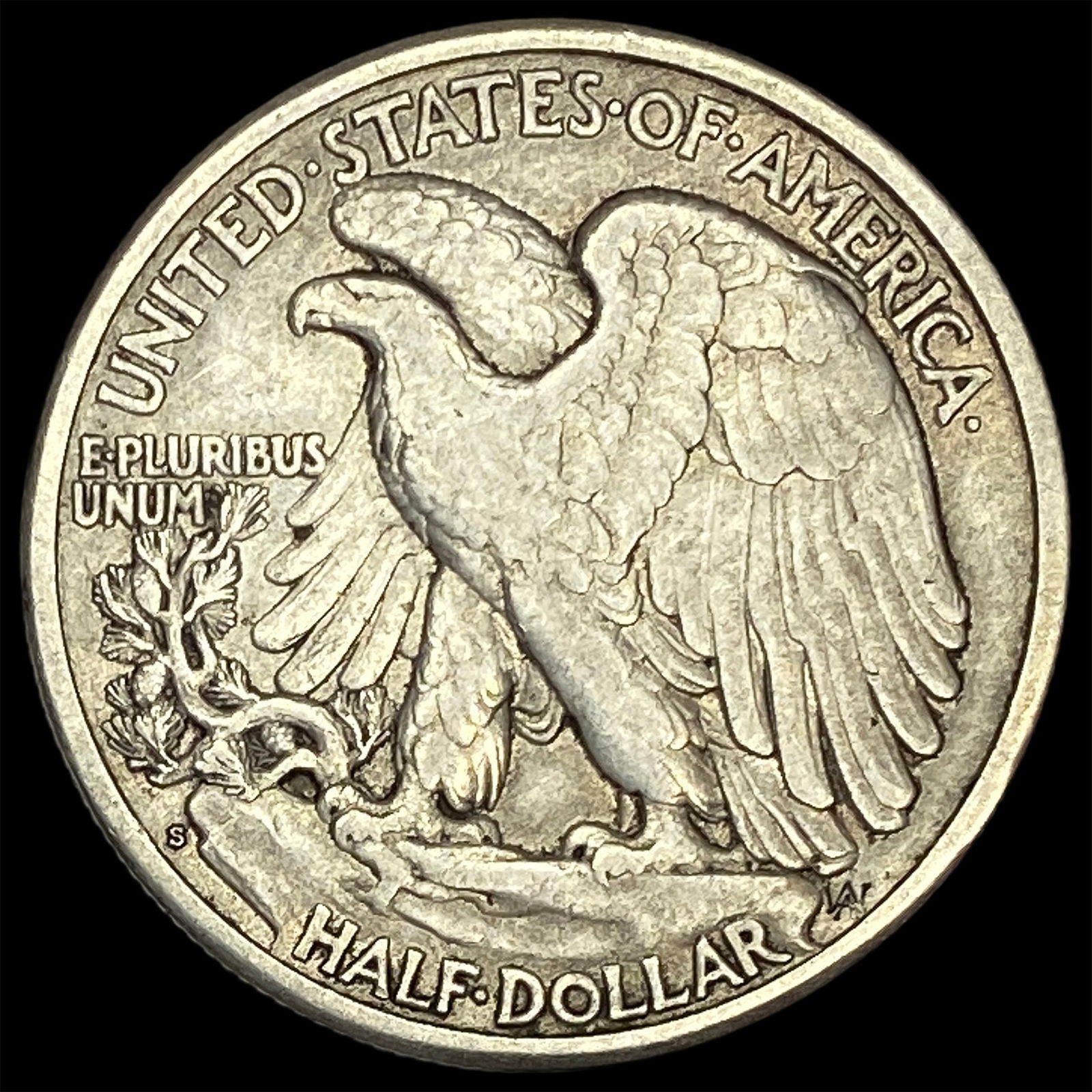 1918-S Silver Walking Liberty Half Dollar NEARLY UNCIRCULATED - 2