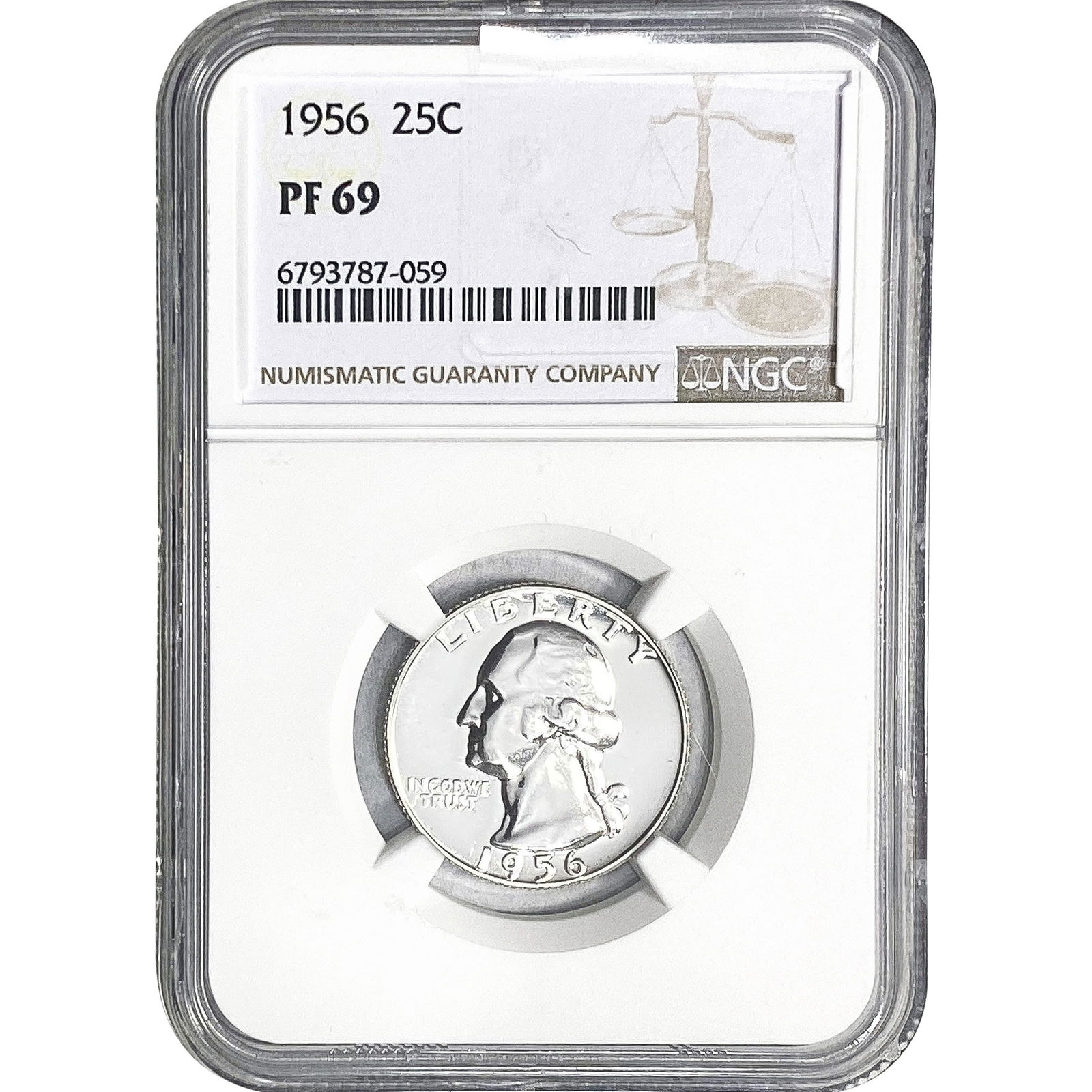 1956 Washington Silver Quarter NGC PF69 (1 of 2)