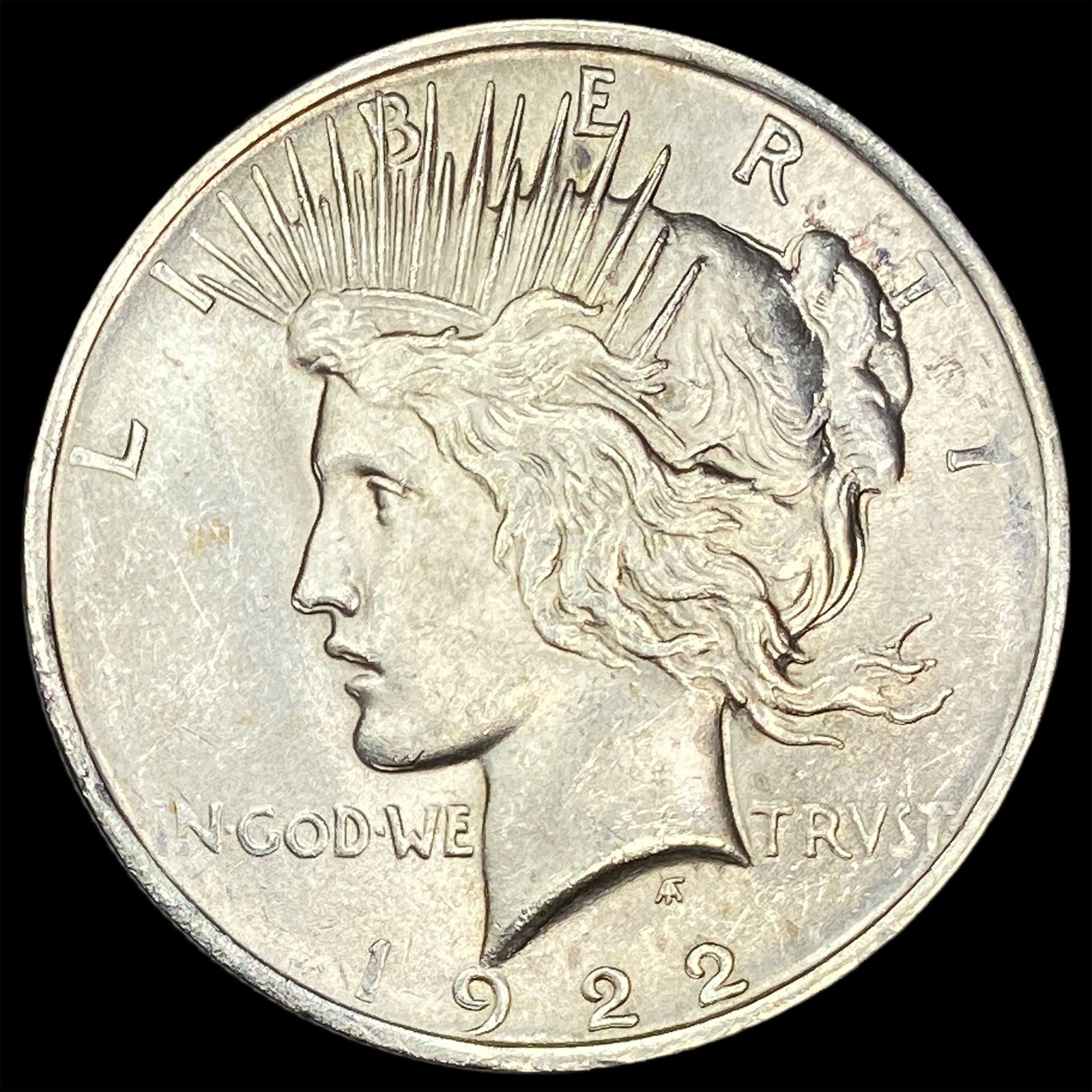 1922 Silver Peace Dollar CHOICE BU (1 of 2)