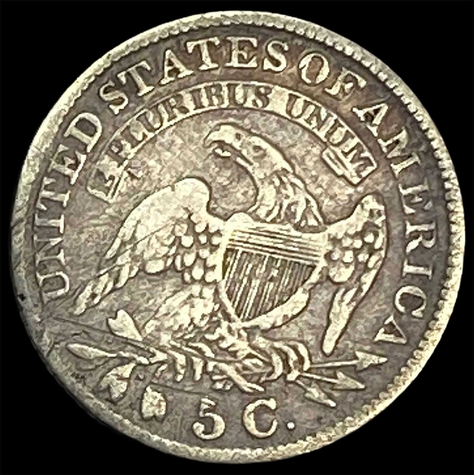 1830 Capped Bust Half Dime LIGHTLY CIRCULATED - 2