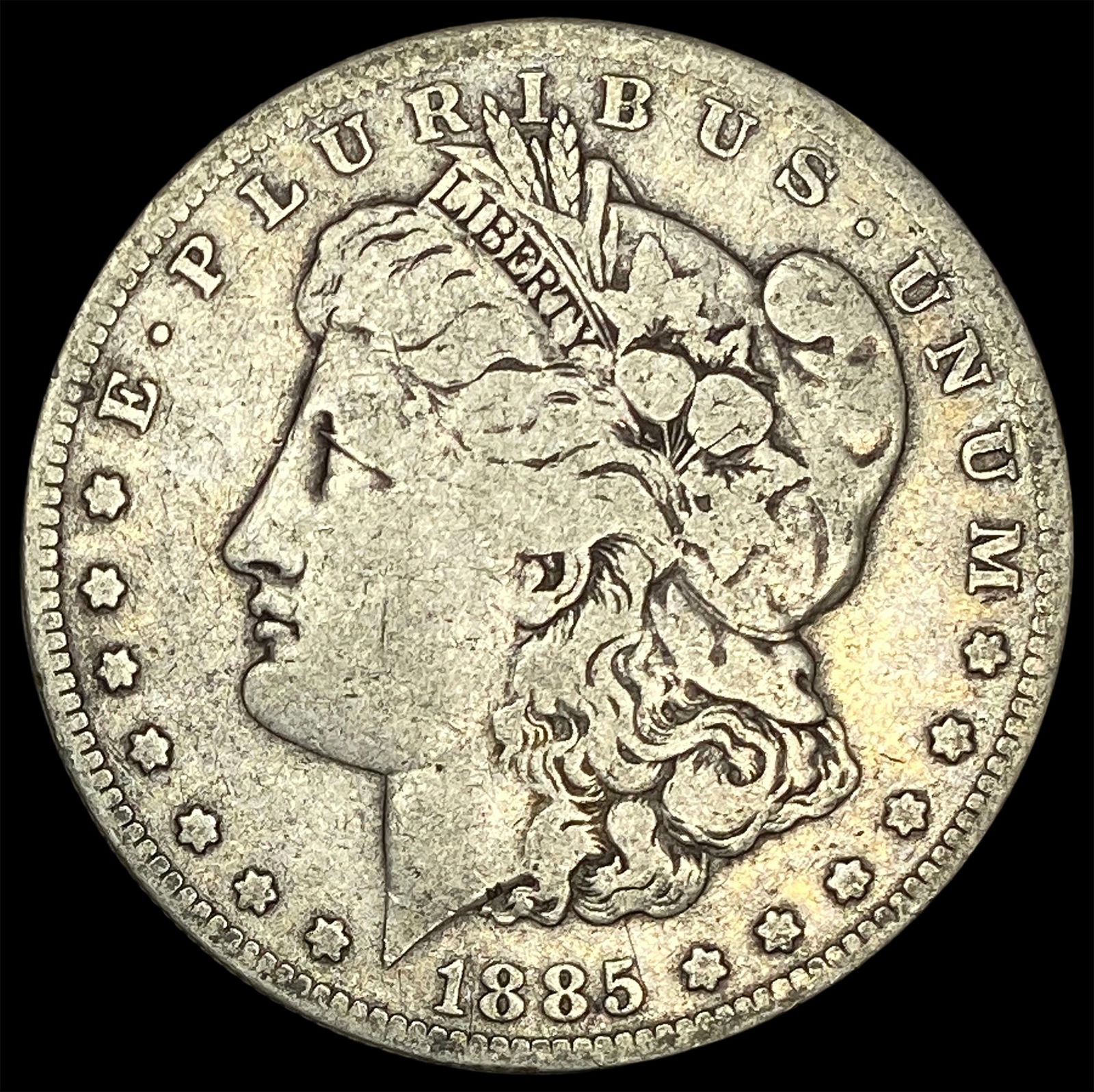 1885 Silver Morgan Dollar LIGHTLY CIRCULATED (1 of 2)