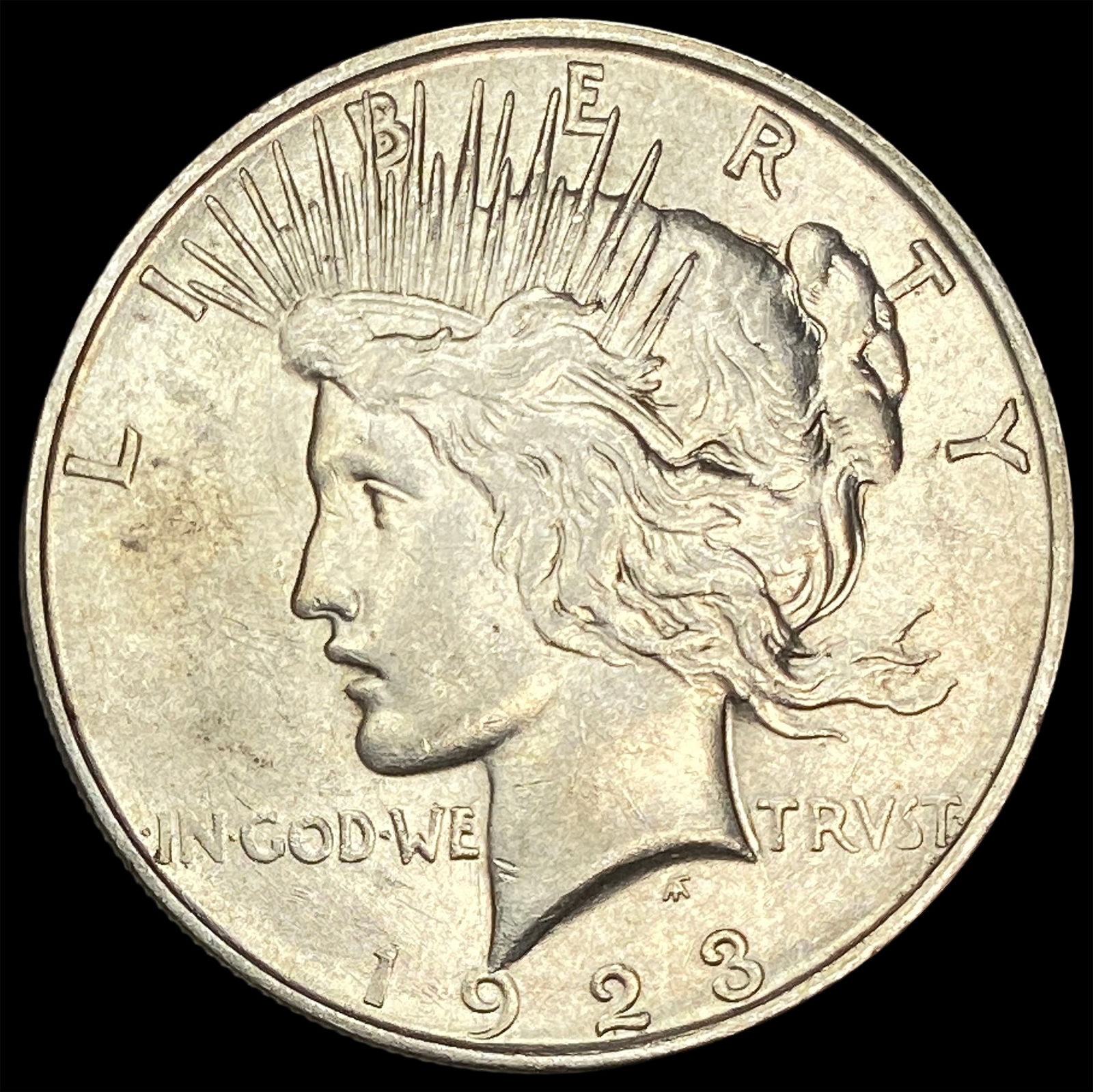 1923-D Silver Peace Dollar CHOICE BU (1 of 2)