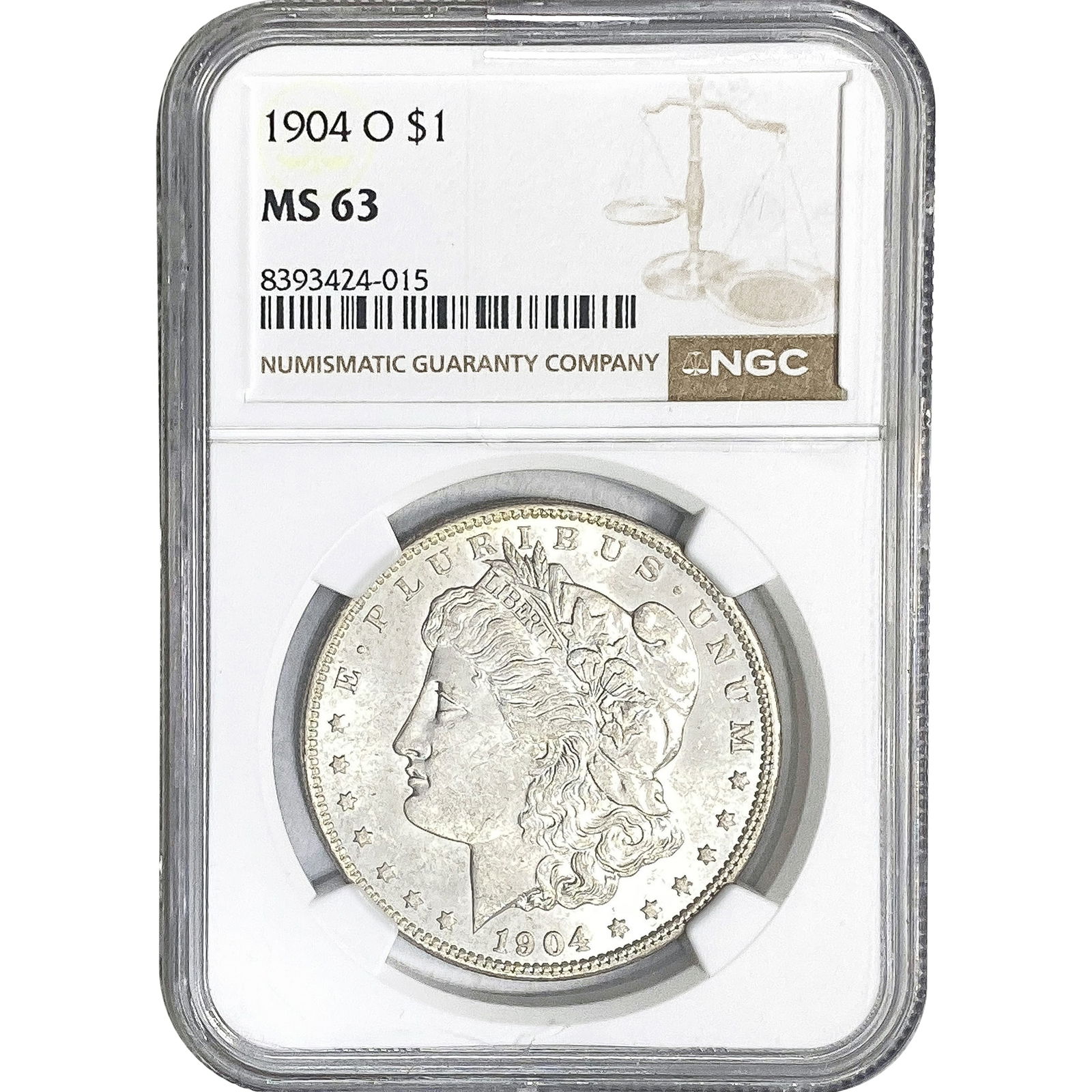 1904-O Morgan Silver Dollar NGC MS63 (1 of 2)