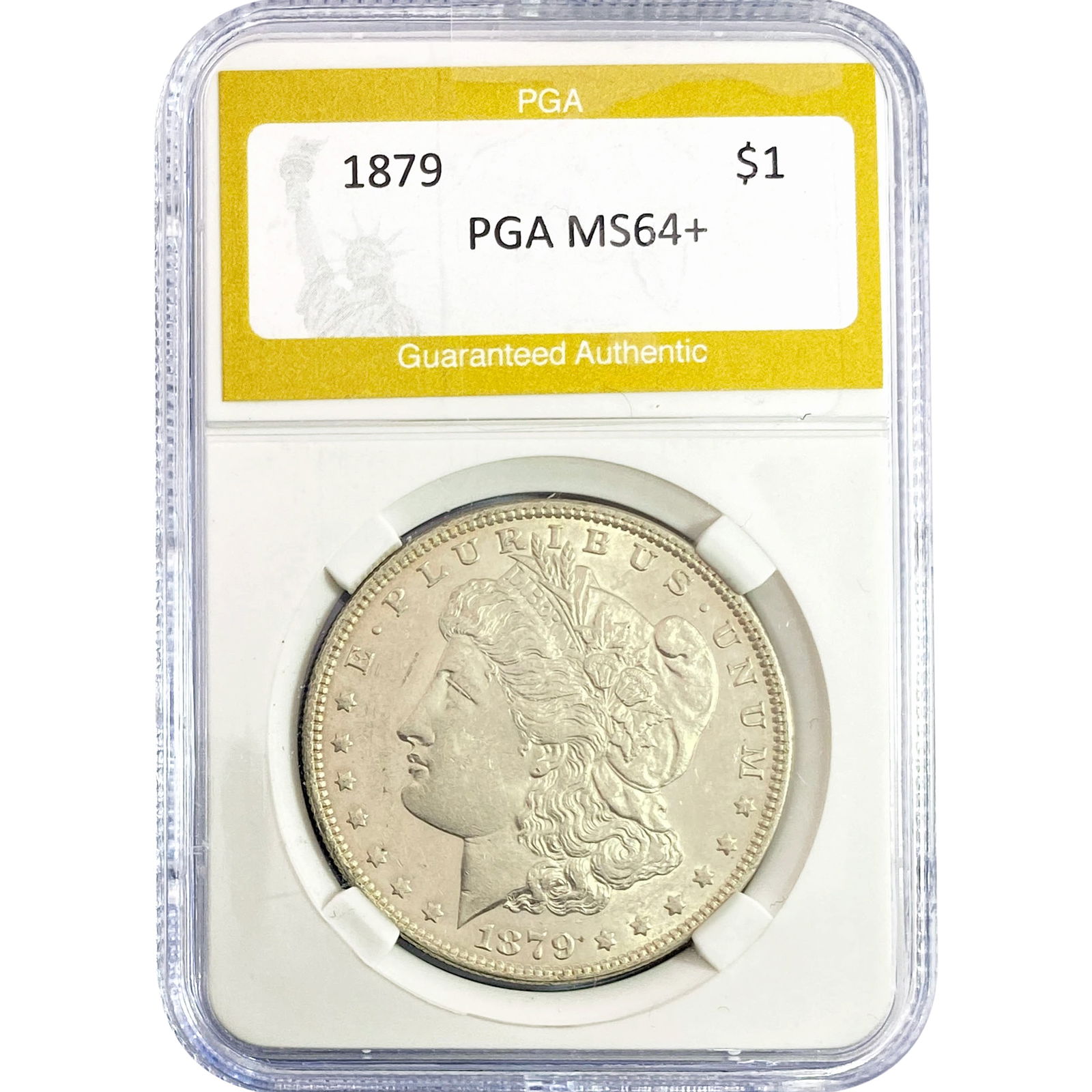 1879 Morgan Silver Dollar PGA MS64+: 1879 Morgan Silver Dollar PGA MS64+