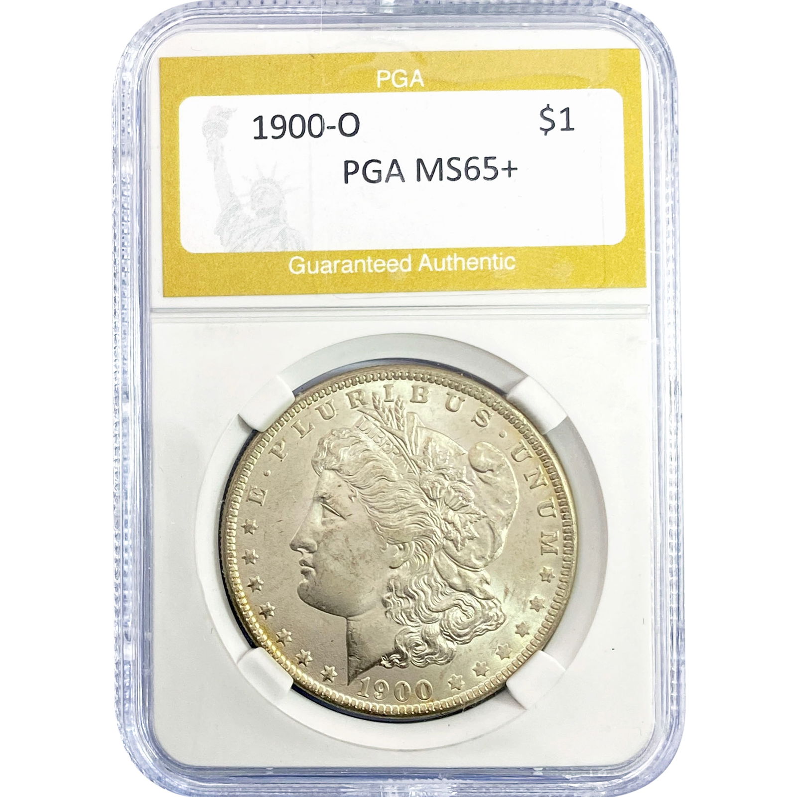 1900-O Morgan Silver Dollar PGA MS65+: 1900-O Morgan Silver Dollar PGA MS65+