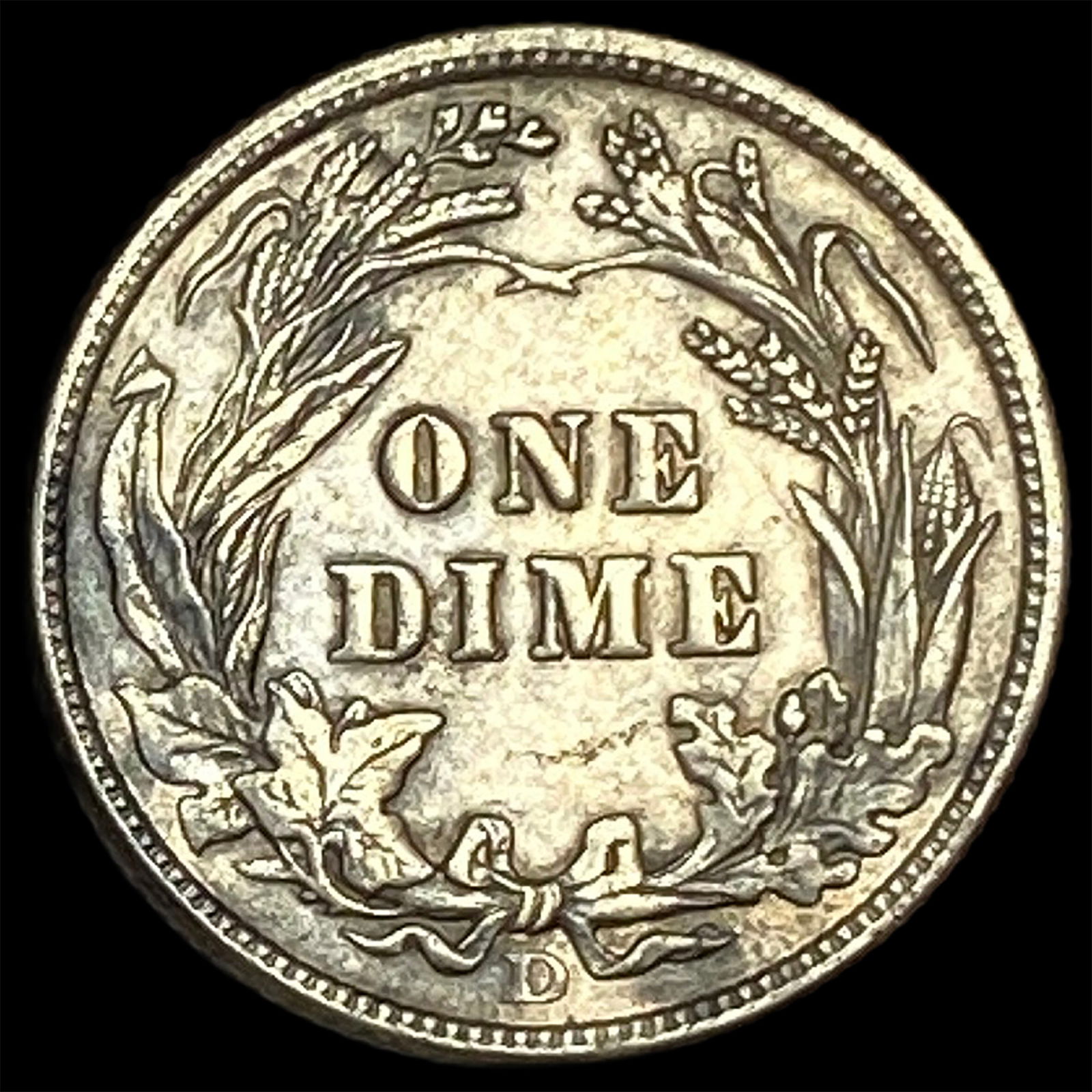 1911-D Silver Barber Dime CLOSELY UNCIRCULATED - 2