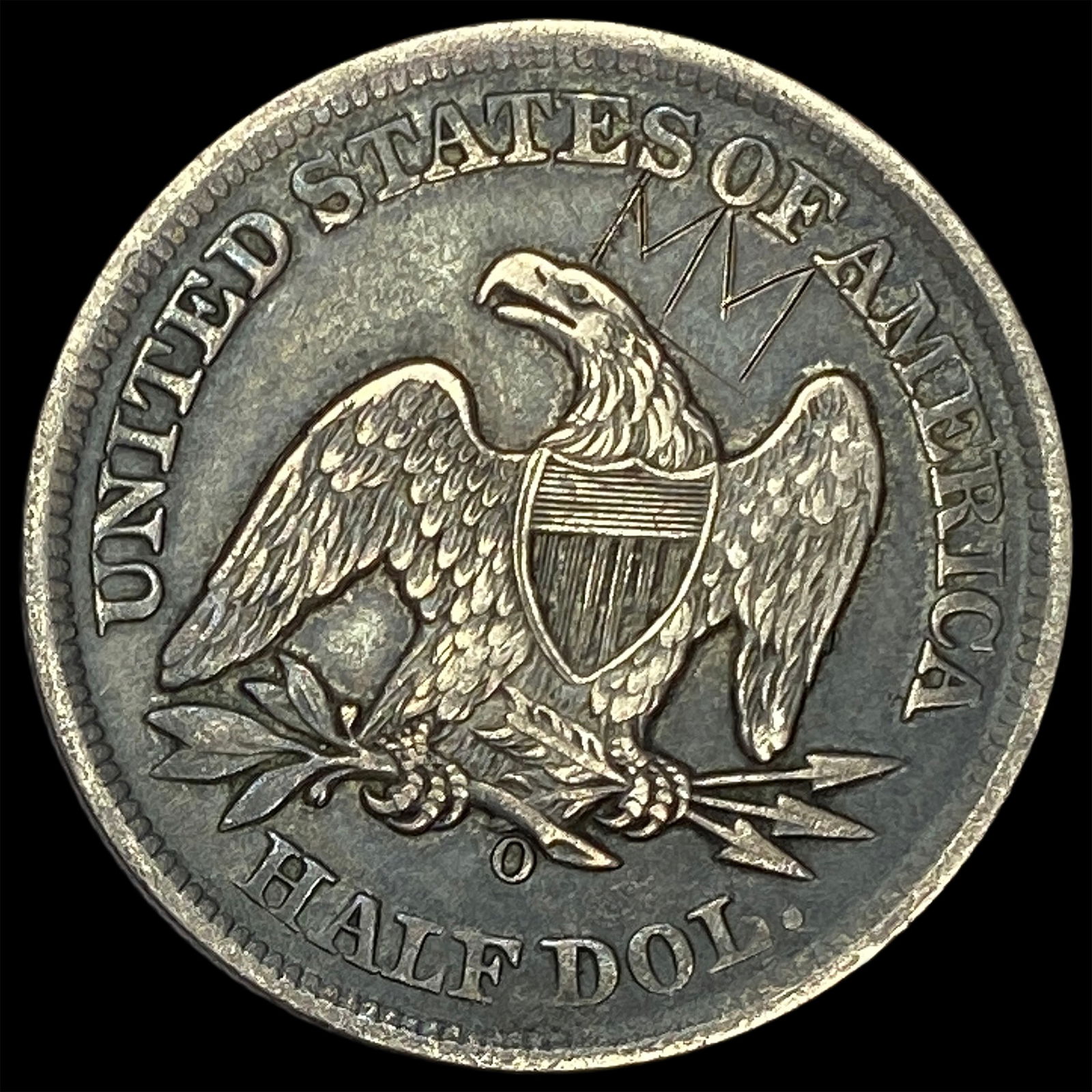 1859-O Silver Half Dollar NICELY CIRCULATED - 2