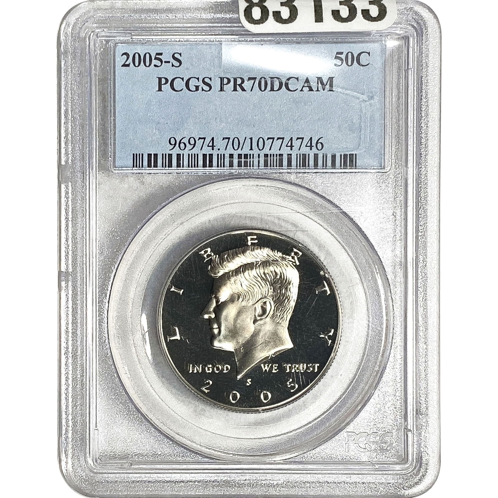 2005-S Kennedy Half Dollar PCGS PR70 DCAM (1 of 2)