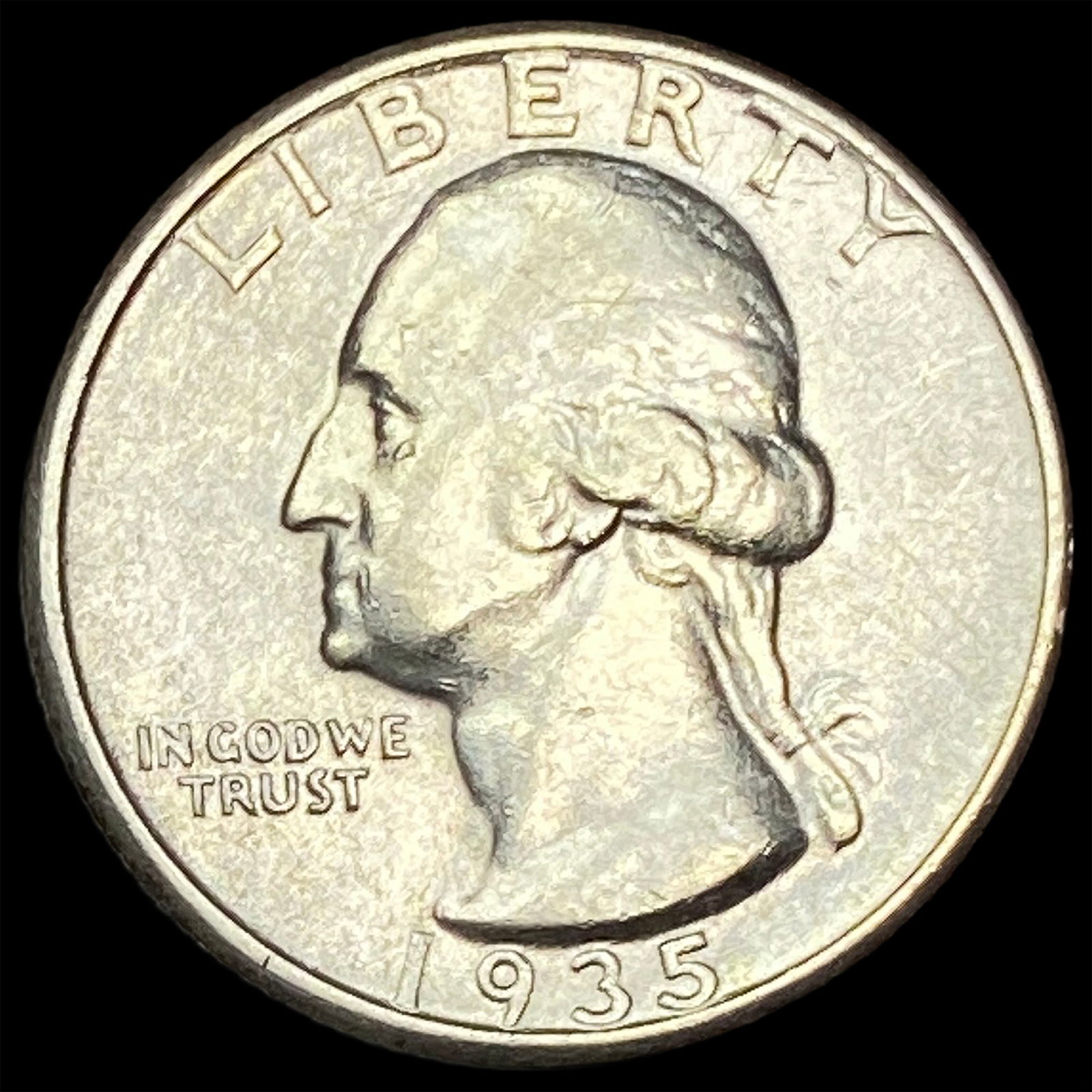 1935-S Silver Washington Quarter CLOSELY UNCIRCULATED (1 of 2)