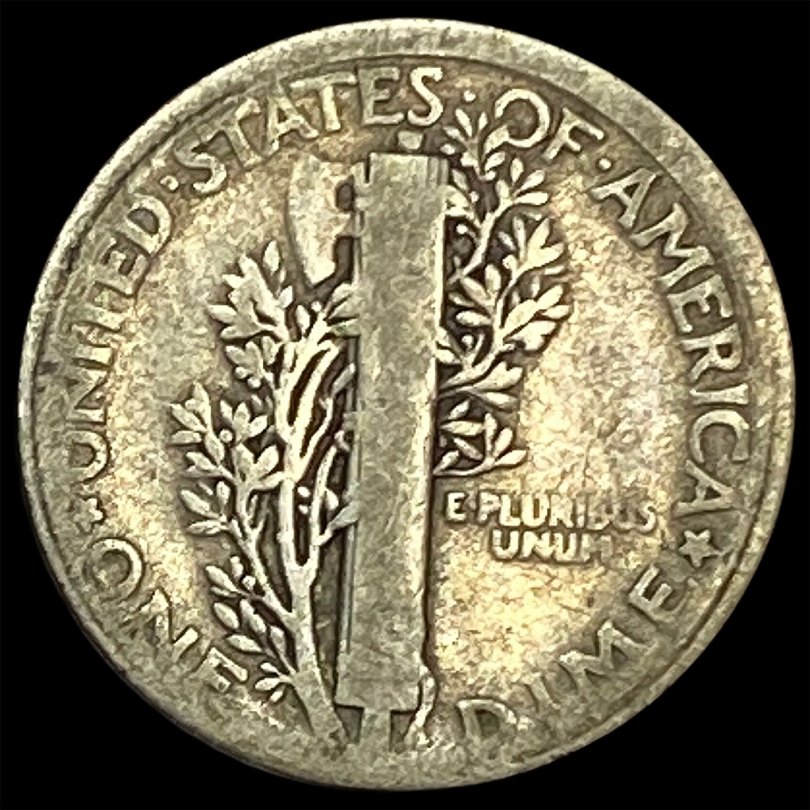 1921 Silver Mercury Dime LIGHTLY CIRCULATED - 2