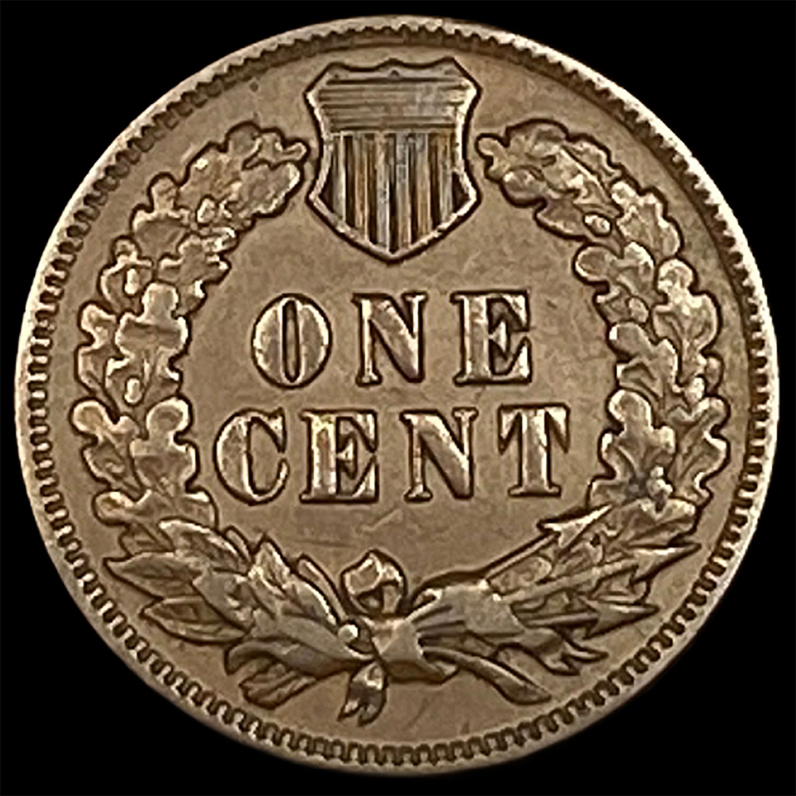 1873 Indian Head Cent NEARLY UNCIRCULATED - 2