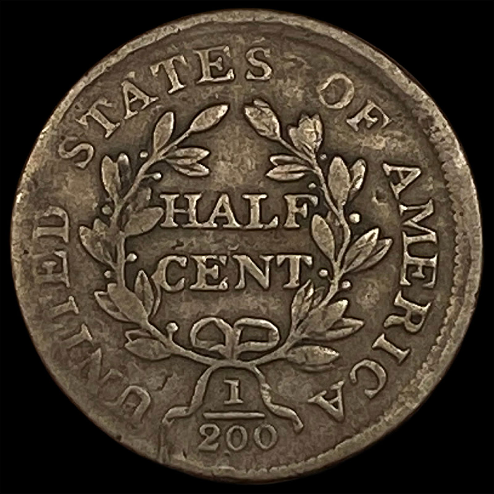 1804 Copper Half Cent LIGHTLY CIRCULATED - 2